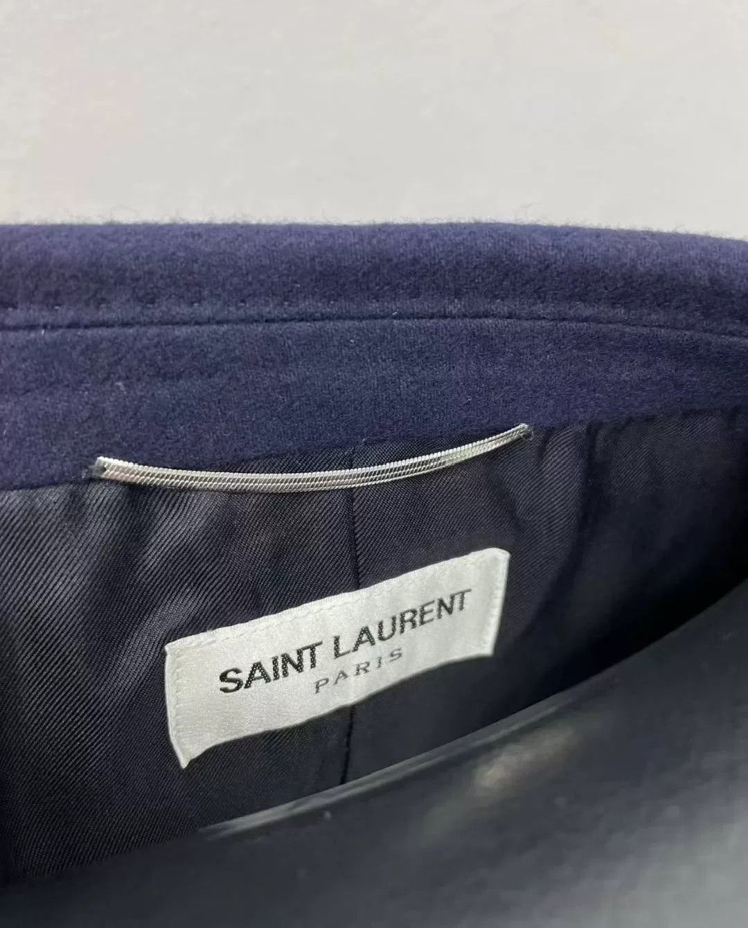 Saint Laurent Paris Saint Laurent Wool Blazer with Silk Lining Size US L / EU 52-54 / 3 - 8 Thumbnail