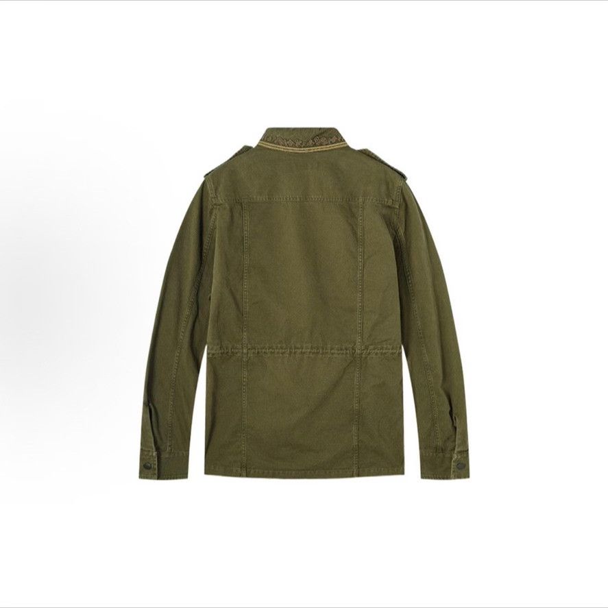 Saint Laurent Paris Saint Laurent Olive Green Military Jacket Size US M / EU 48-50 / 2 - 3 Thumbnail