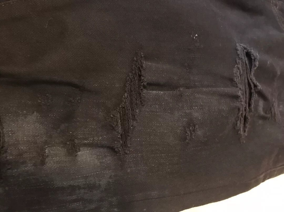 Saint Laurent Paris Saint Laurent 2014 Distressed Black Jeans Size US 31 - 3 Thumbnail