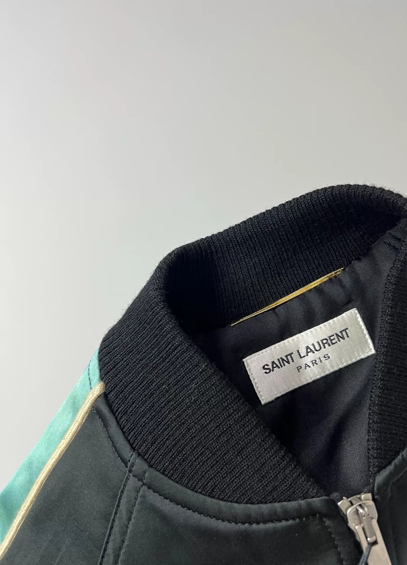 Saint Laurent Paris Saint Laurent Black Bomber Jacket Size S / US 4 / IT 40 - 5 Thumbnail