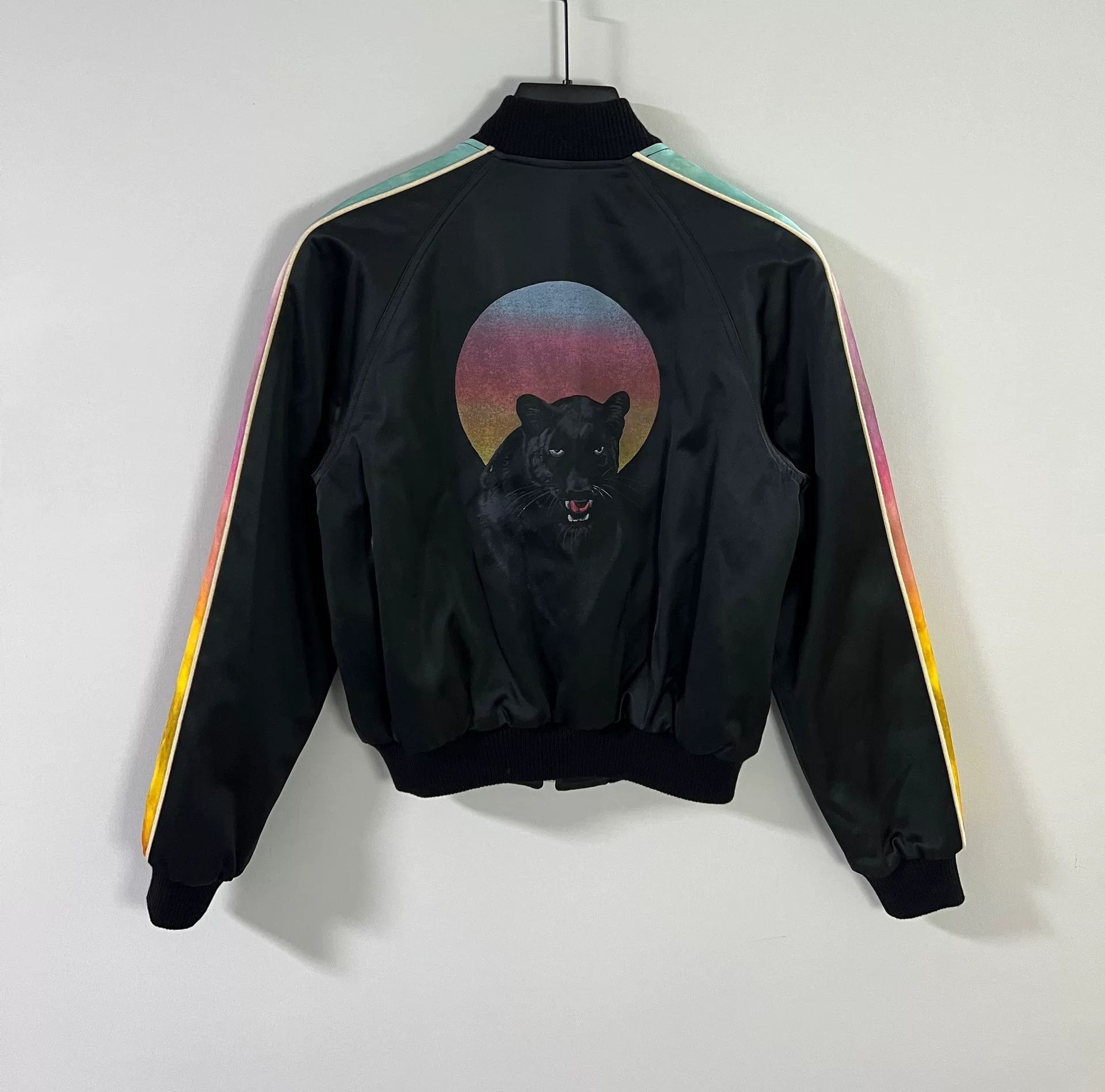 Saint Laurent Paris Saint Laurent Black Bomber Jacket Size S / US 4 / IT 40 - 2 Thumbnail