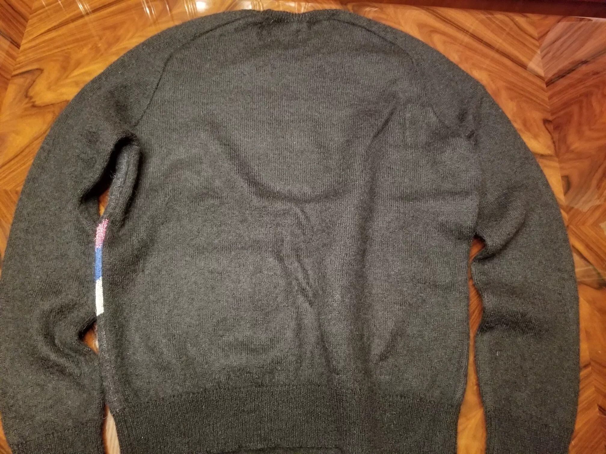 Saint Laurent Paris Saint Laurent Men's Black Graphic Sweater Size US L / EU 52-54 / 3 - 3 Thumbnail