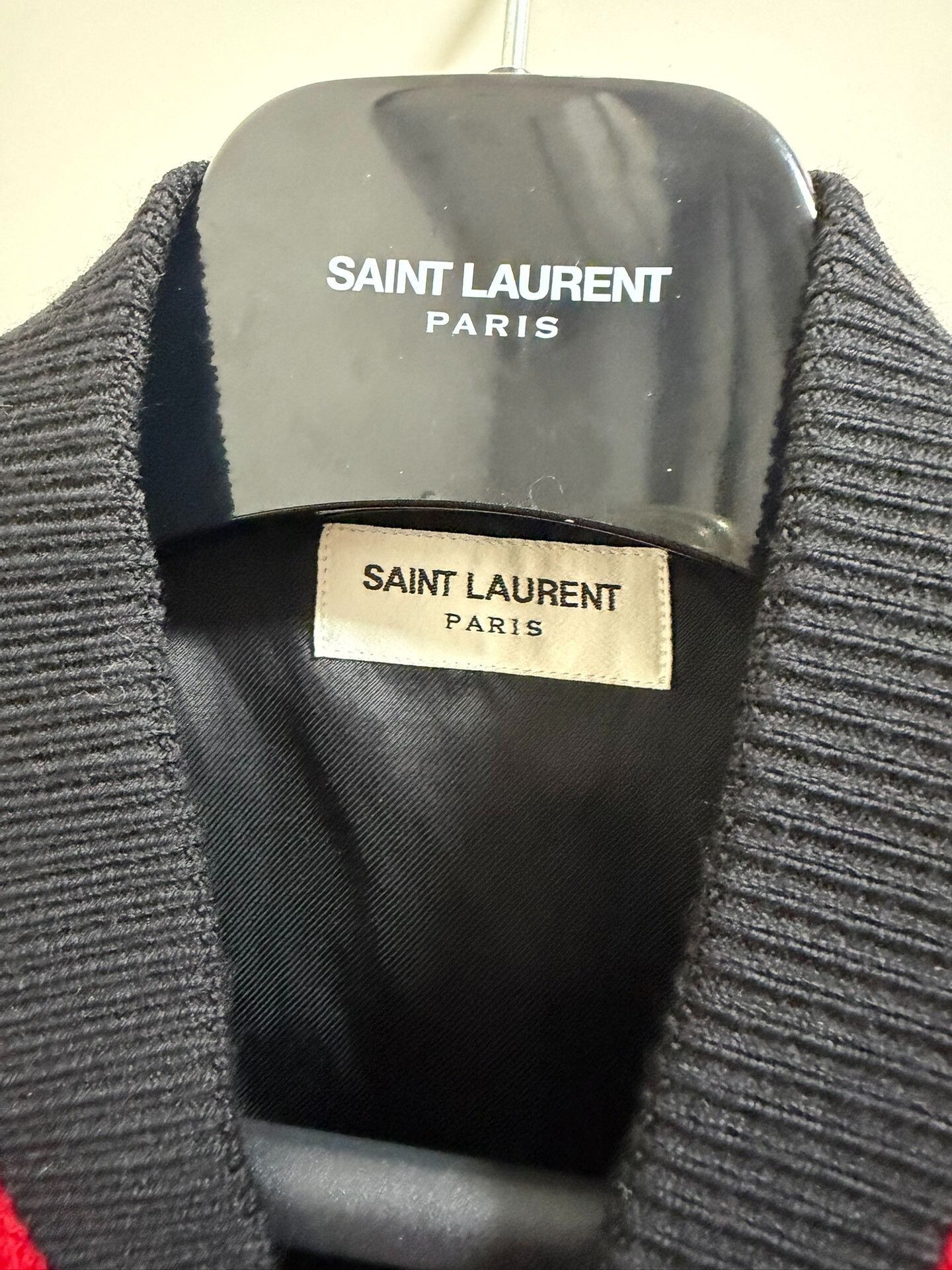 Saint Laurent Paris Saint Laurent 17FW Leather Varsity Jacket Size US L / EU 52-54 / 3 - 2 Thumbnail