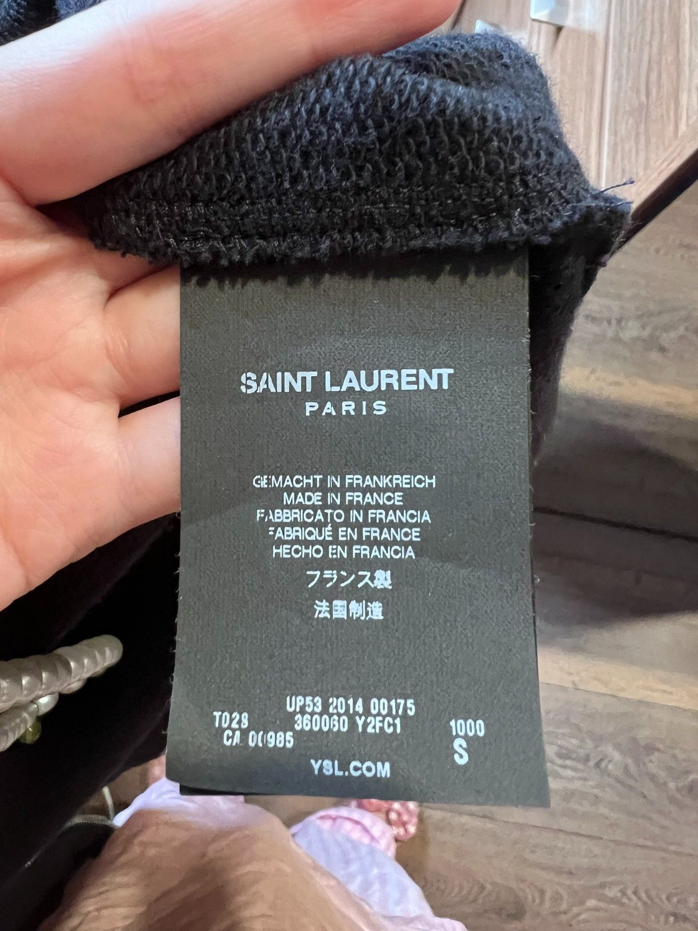 Saint Laurent Paris Saint Laurent Paris Black Bomber Jacket Size US S / EU 44-46 / 1 - 3 Thumbnail