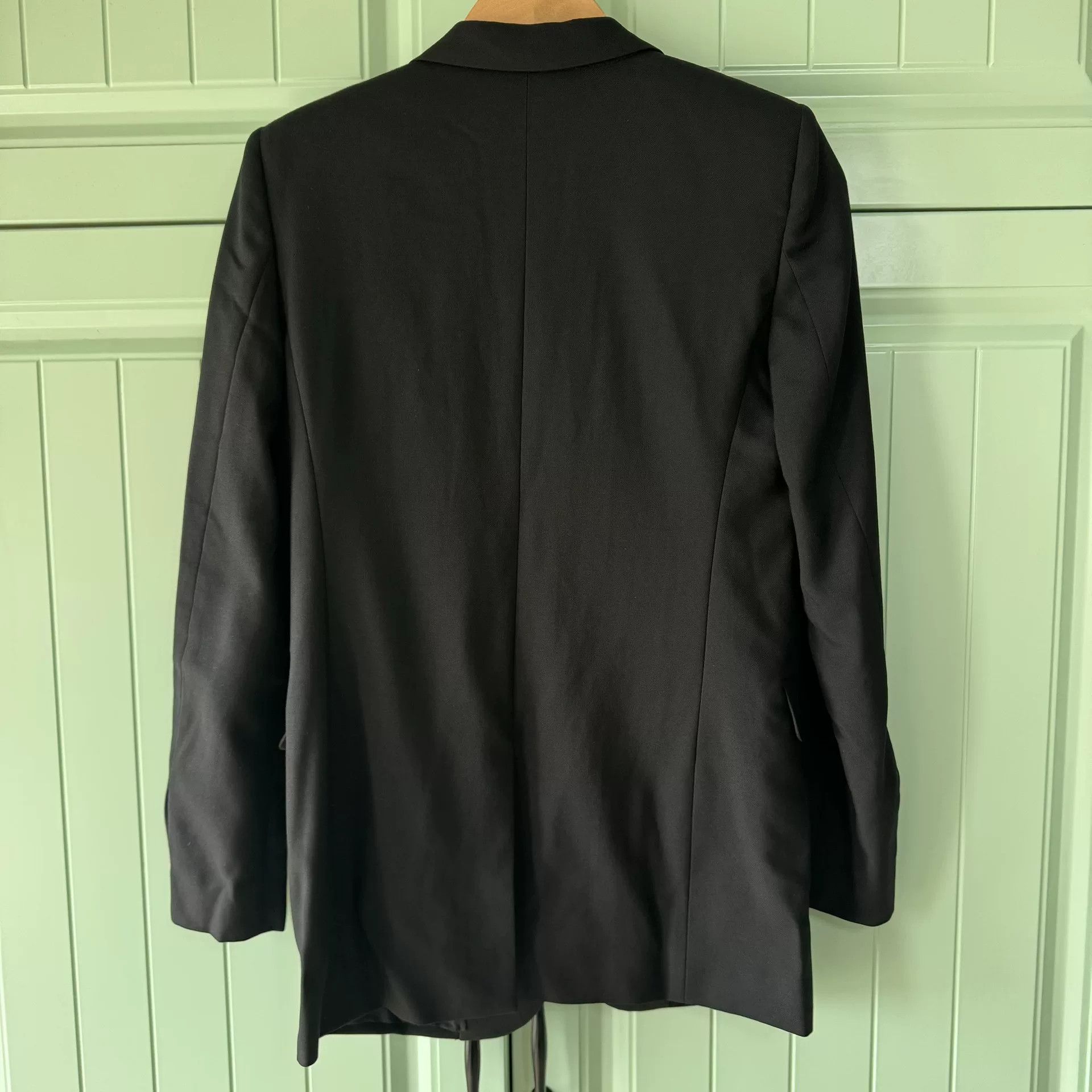 Saint Laurent Paris Saint Laurent Black Wool Blazer Size S / US 4 / IT 40 - 2 Thumbnail