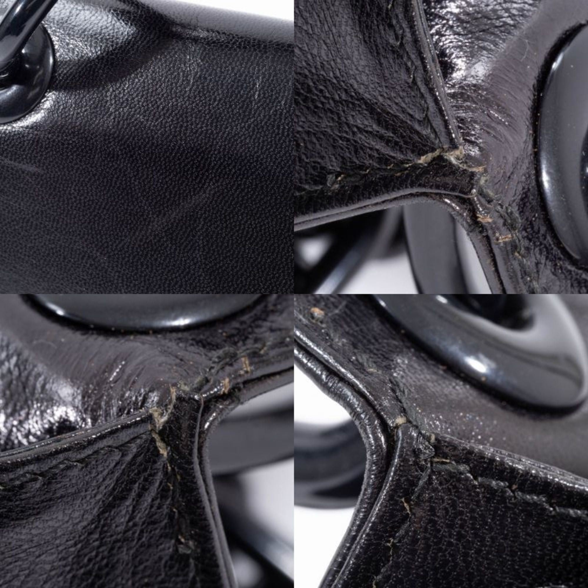Prada Prada Madras Swing Chain Shoulder Bag B6622 in Black Leather Size ONE SIZE - 19 Thumbnail