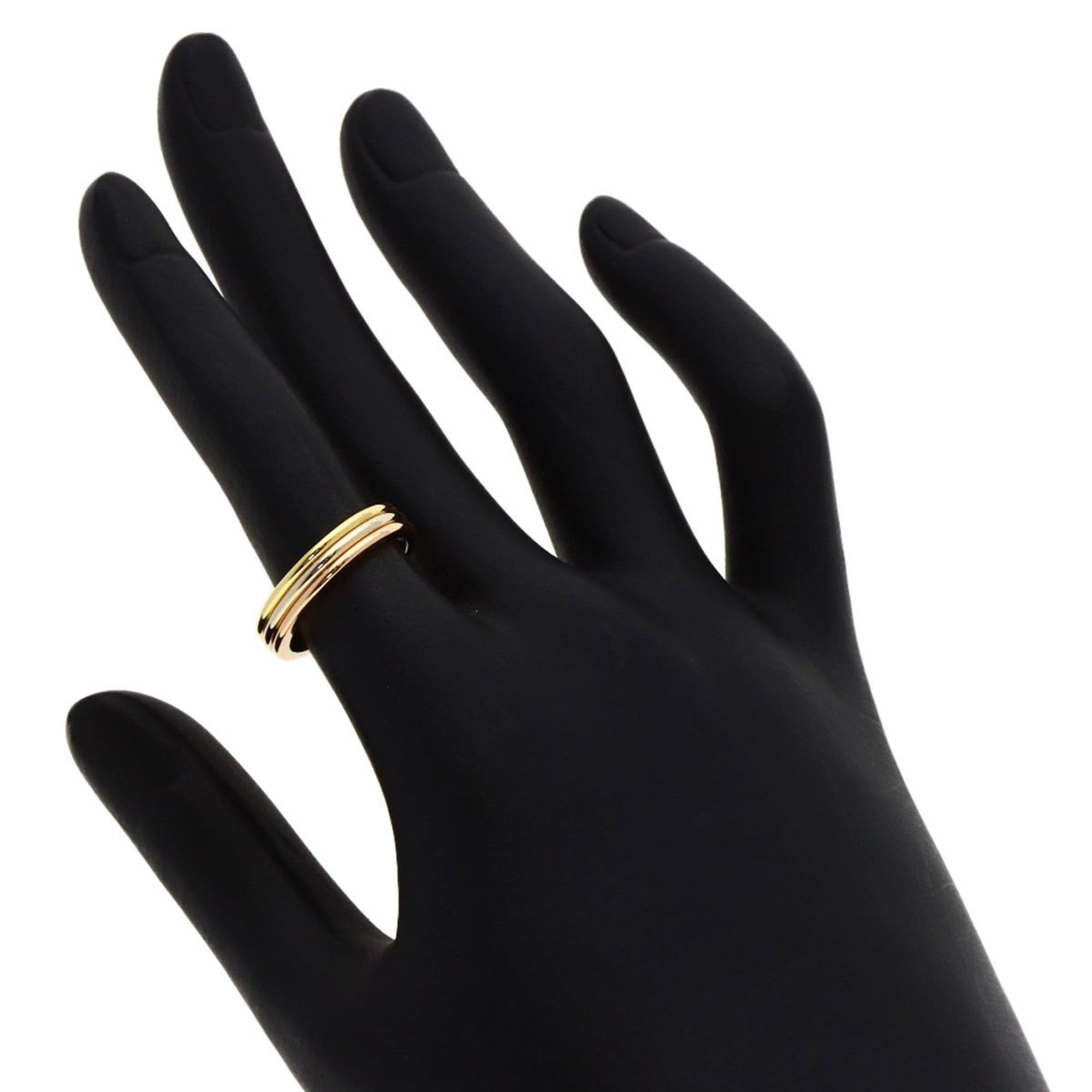 Cartier Cartier 3-Color #50 Ring in 18K Yellow Gold (18KPG/18KWG) for Women Size ONE SIZE - 5 Thumbnail