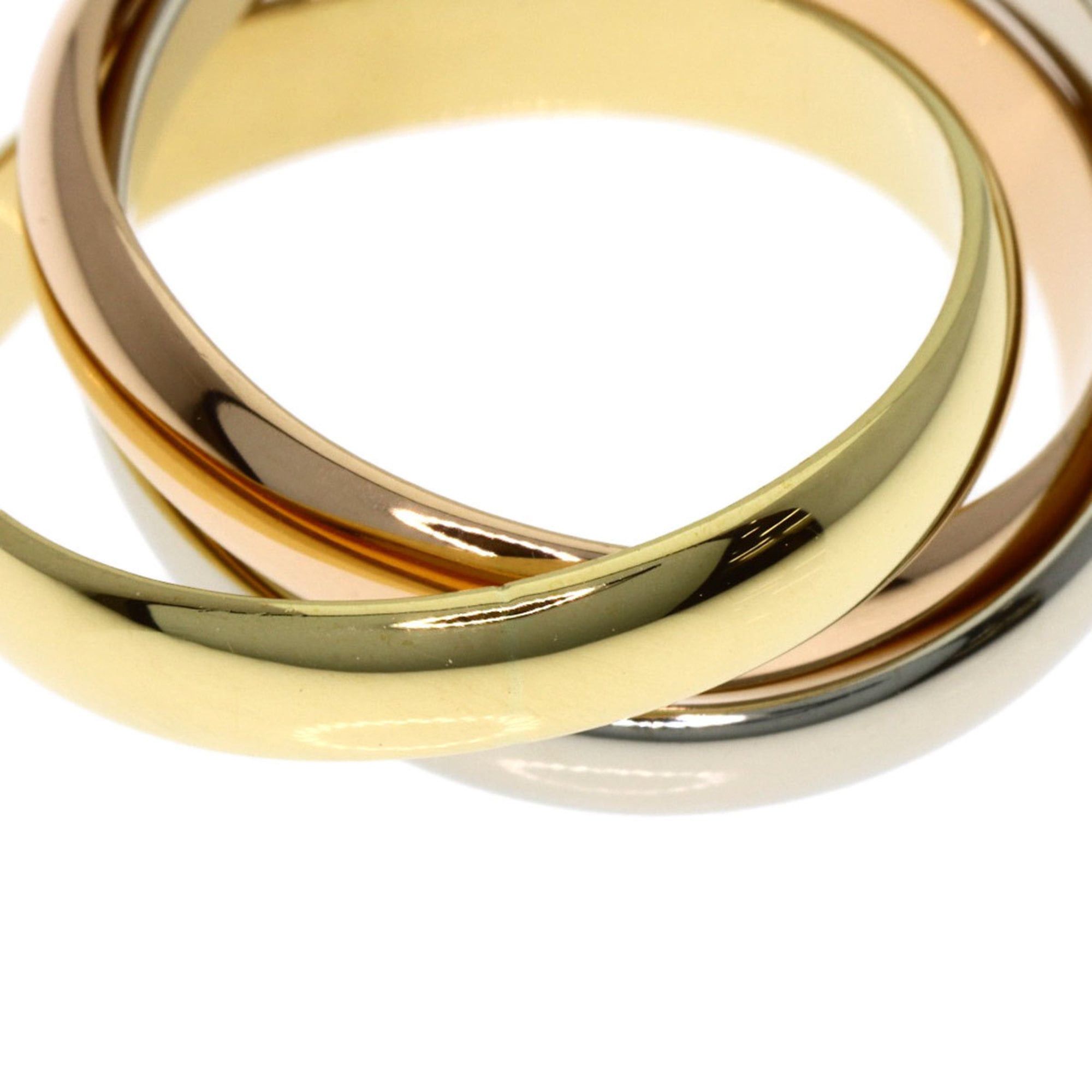Cartier Cartier Trinity #51 Ring, 18K Yellow Gold/18KPG/18KWG, Women's Size ONE SIZE - 5 Thumbnail