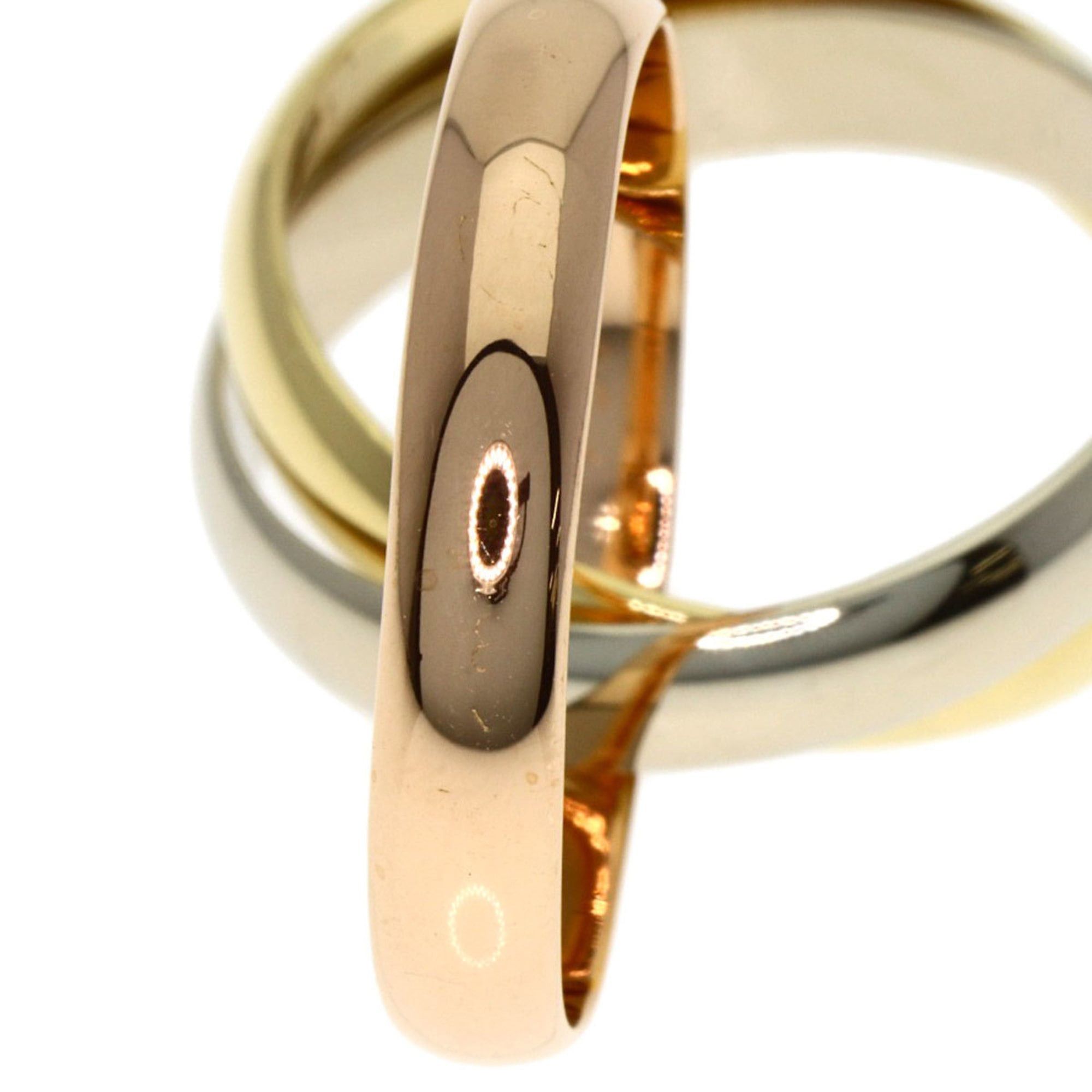 Cartier Cartier Trinity #51 Ring, 18K Yellow Gold/18KPG/18KWG, Women's Size ONE SIZE - 5 Thumbnail