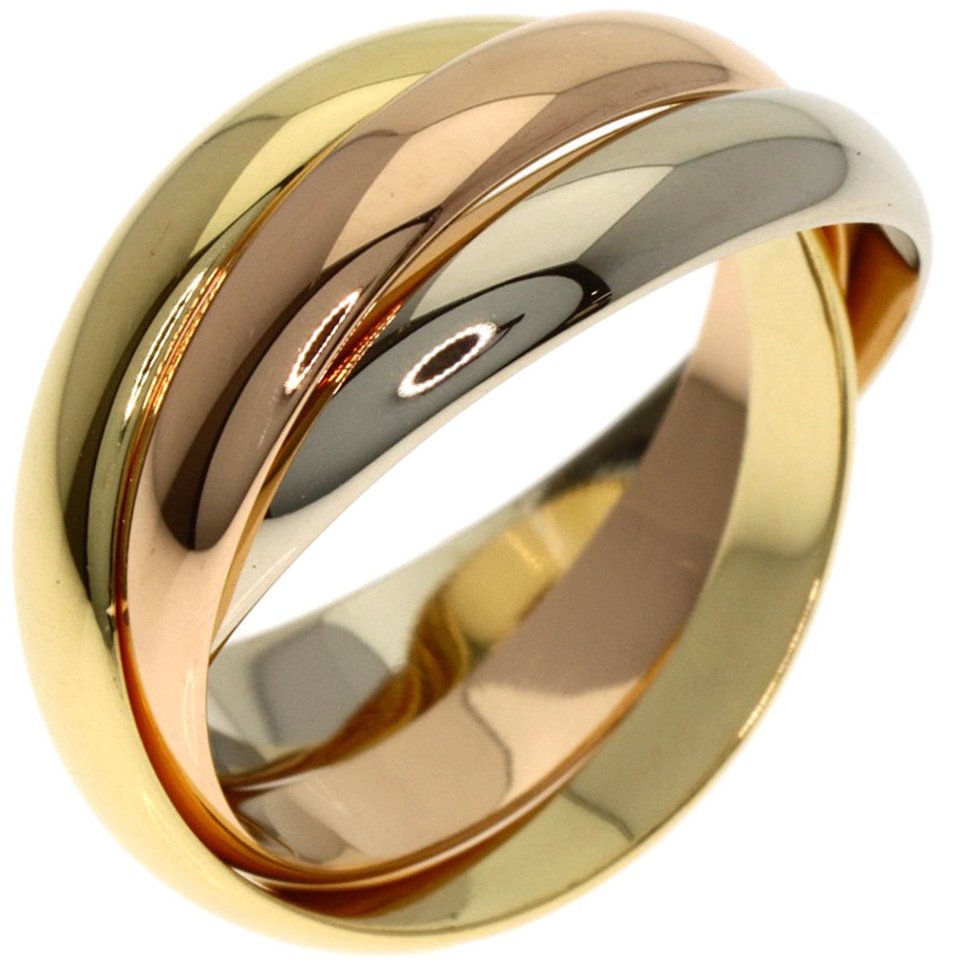 Cartier Cartier Trinity #51 Ring, 18K Yellow Gold/18KPG/18KWG, Women's Size ONE SIZE - 2 Thumbnail