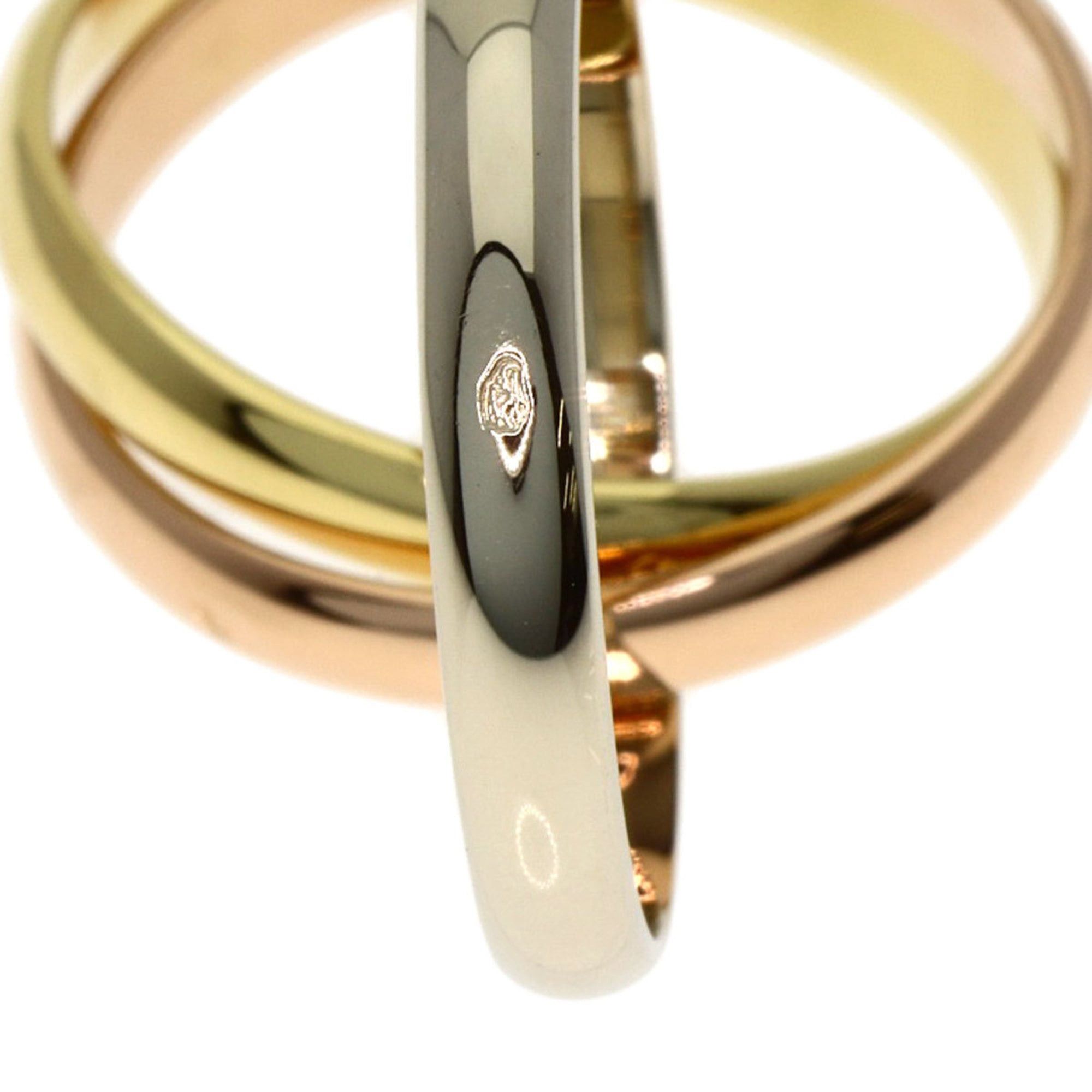 Cartier Cartier Trinity Small #48 Ring, 18K Yellow Gold/18KPG/18KWG, Women's Size ONE SIZE - 6 Thumbnail