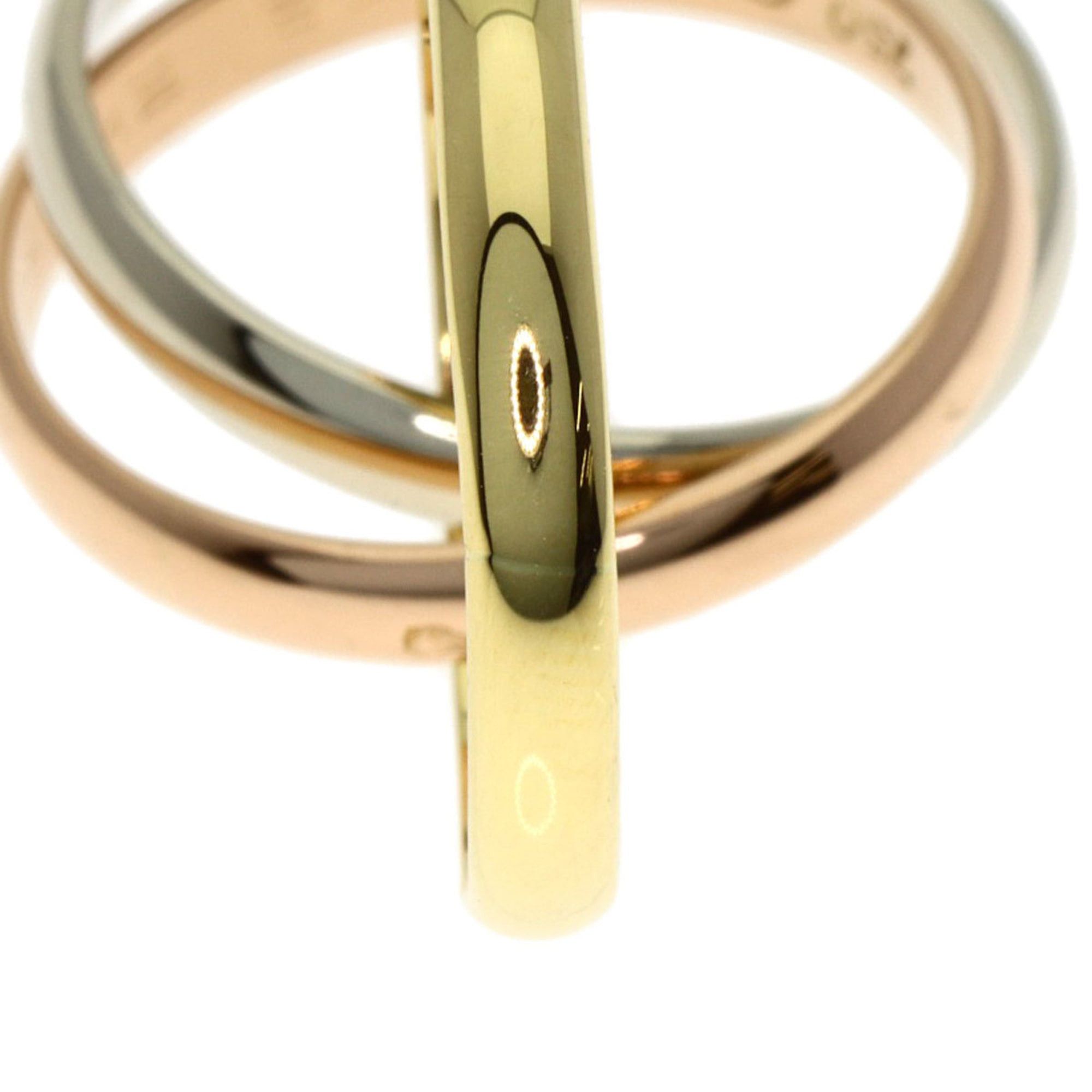 Cartier Cartier Trinity Small #48 Ring, 18K Yellow Gold/18KPG/18KWG, Women's Size ONE SIZE - 7 Thumbnail