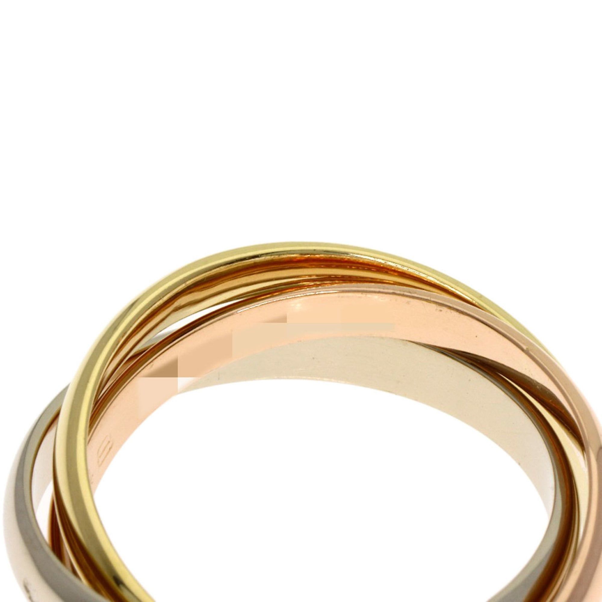 Cartier Cartier Trinity Small #48 Ring, 18K Yellow Gold/18KPG/18KWG, Women's Size ONE SIZE - 4 Thumbnail