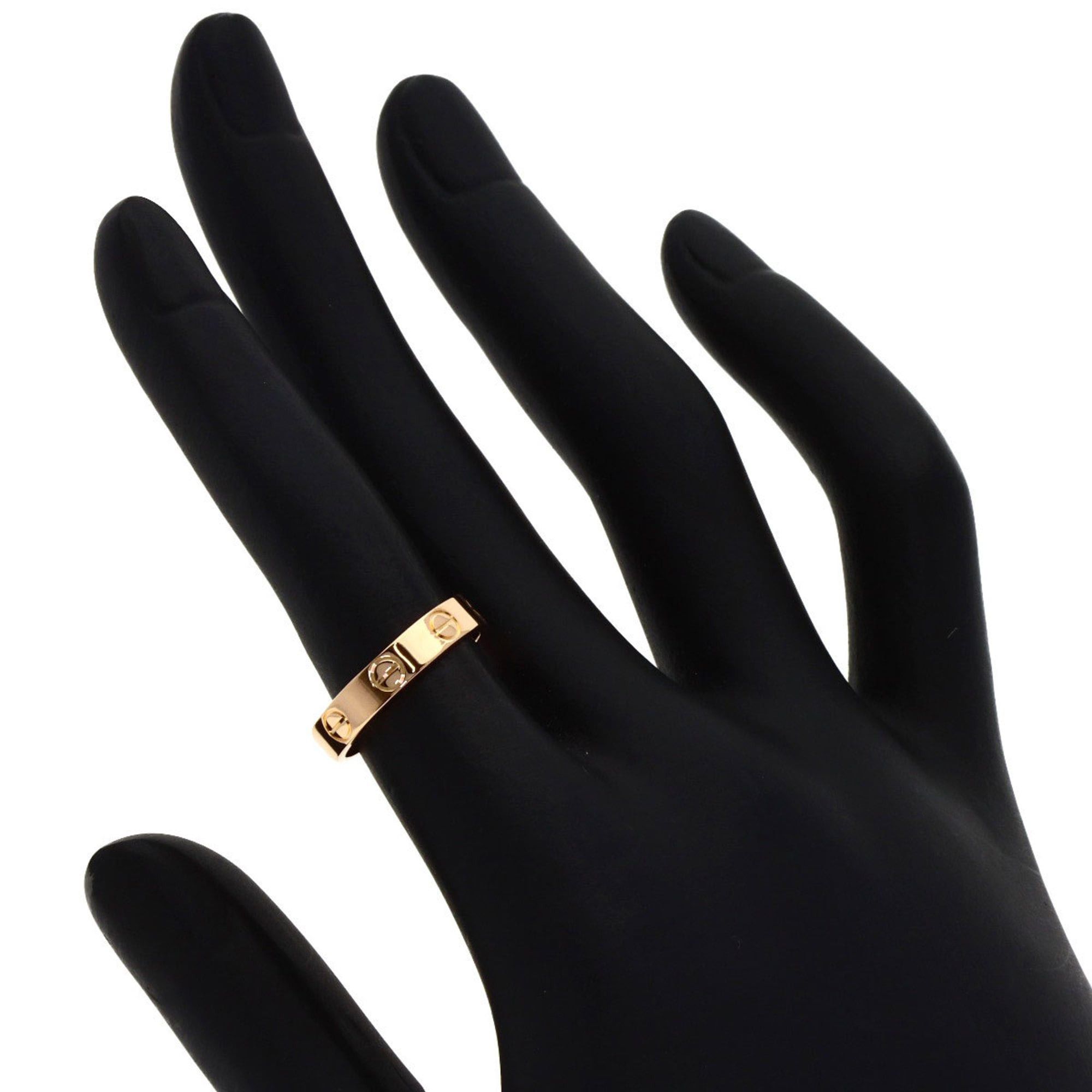 Cartier Cartier Mini Love Ring #48 18K Pink Gold Women's Size ONE SIZE - 5 Thumbnail