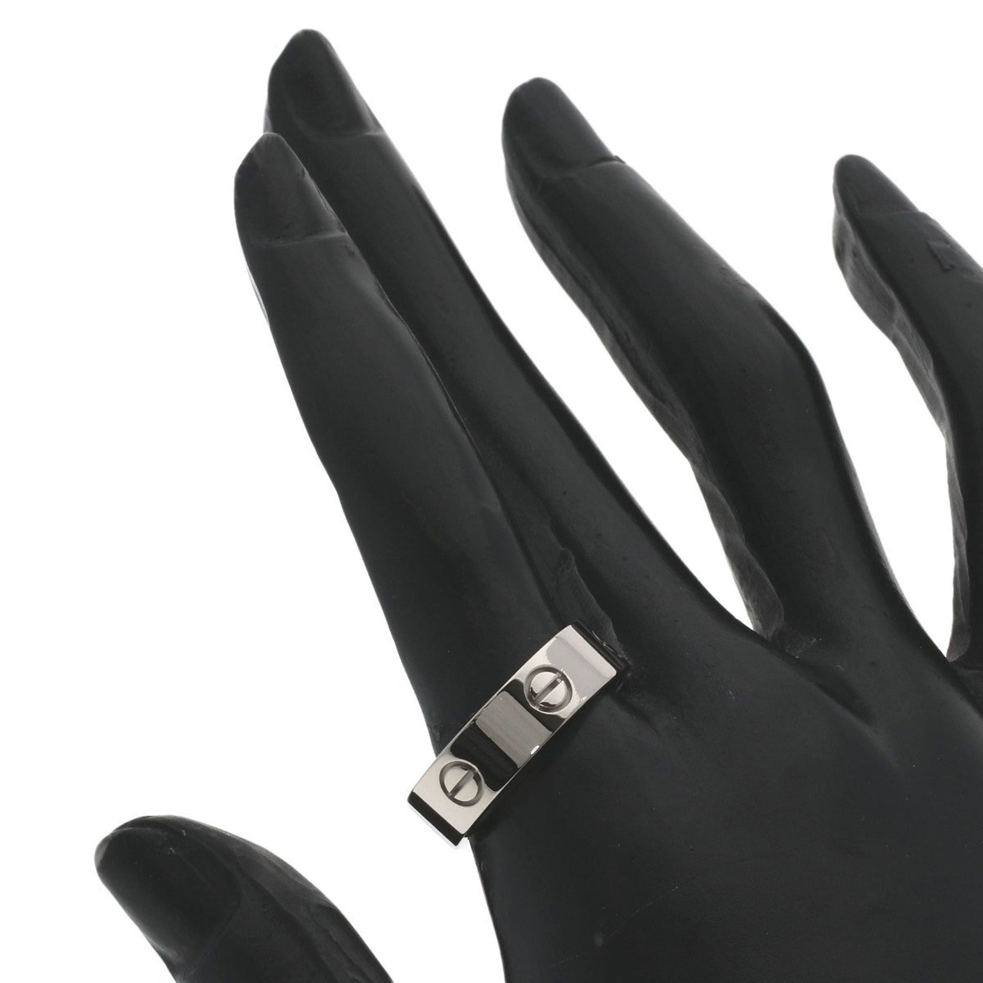 Cartier Cartier Love Ring #59 18K White Gold Women's Size ONE SIZE - 5 Thumbnail