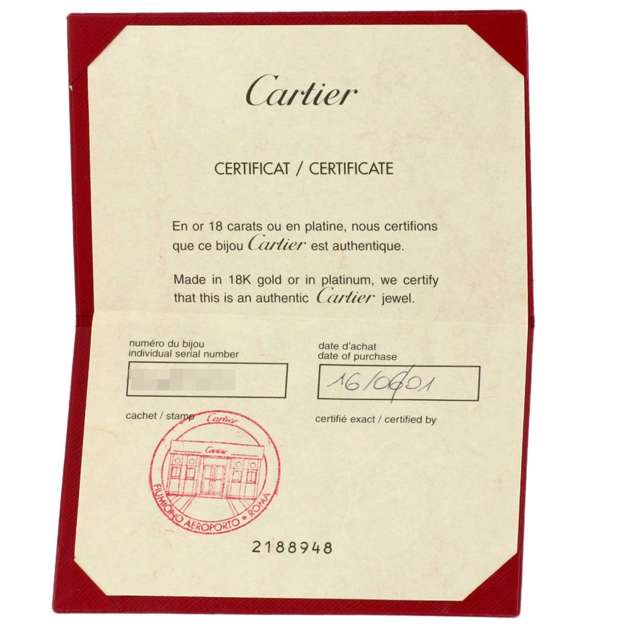 Cartier Cartier Love Ring #59 18K White Gold Women's Size ONE SIZE - 6 Thumbnail