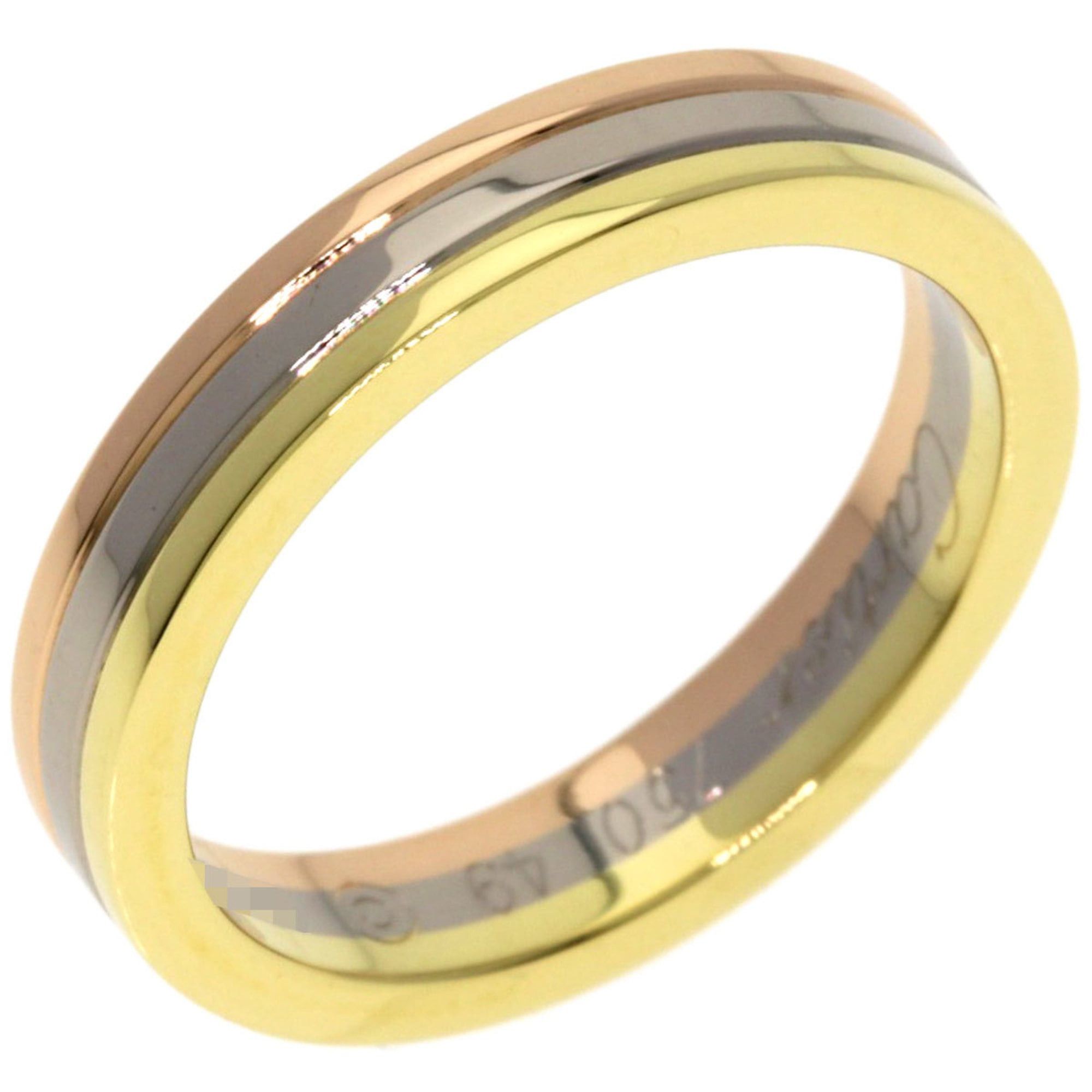 Cartier Cartier Three-Color #49 Ring, 18K Yellow Gold/18KWG/18KPG, Women's Size ONE SIZE - 2 Thumbnail