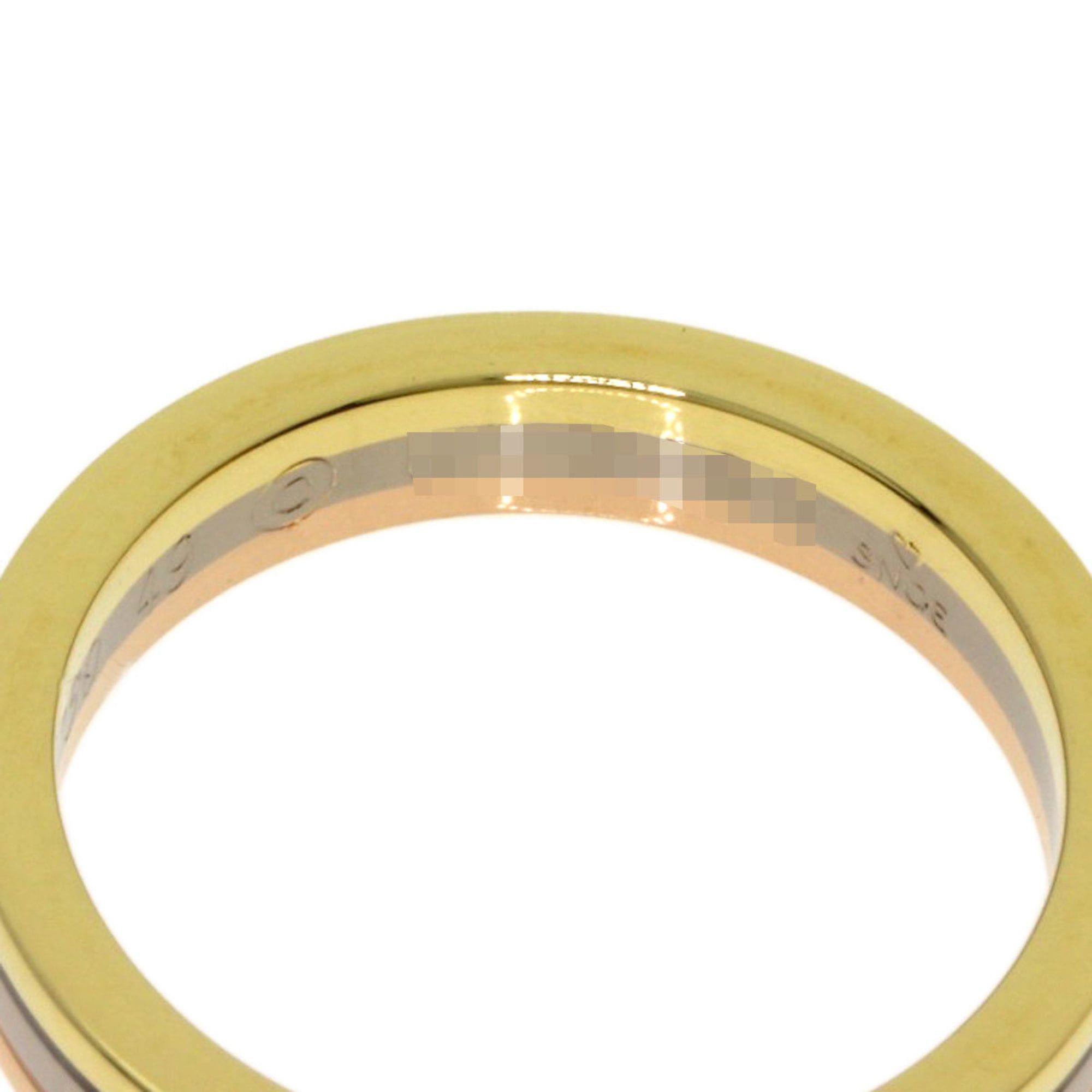 Cartier Cartier Three-Color #49 Ring, 18K Yellow Gold/18KWG/18KPG, Women's Size ONE SIZE - 5 Thumbnail