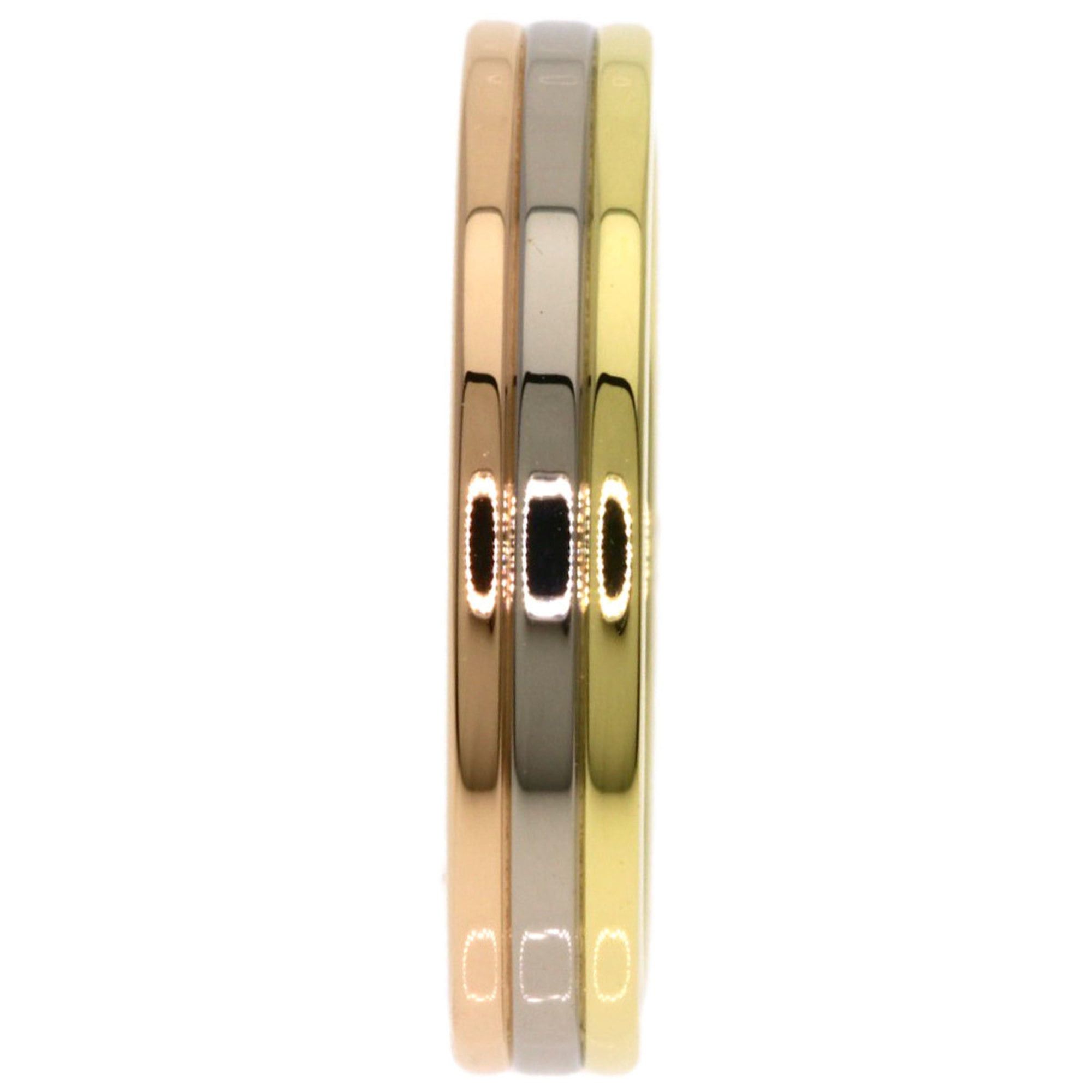 Cartier Cartier Three-Color #49 Ring, 18K Yellow Gold/18KWG/18KPG, Women's Size ONE SIZE - 3 Thumbnail