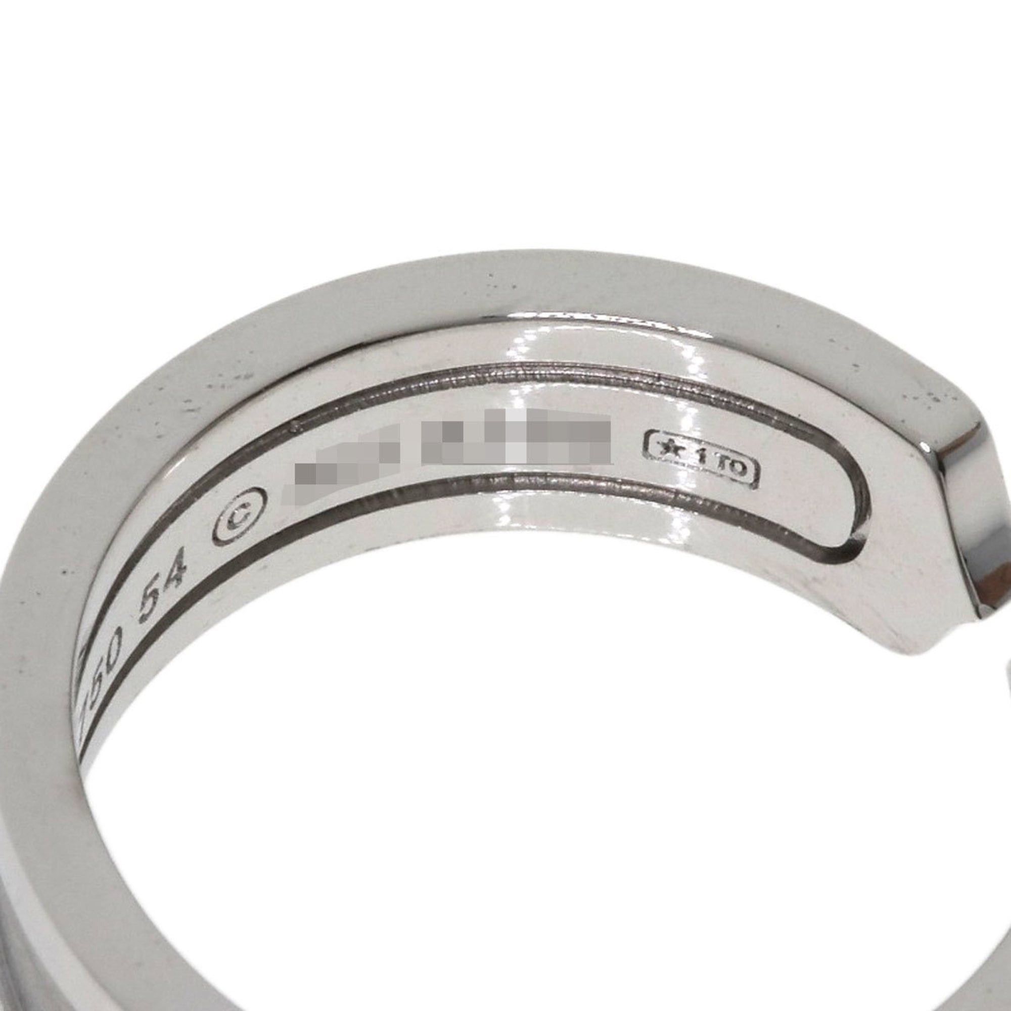 Cartier Cartier C2 Ring, Diamond, Small, #54, 18K White Gold, Women's, CARTIER Size ONE SIZE - 6 Thumbnail