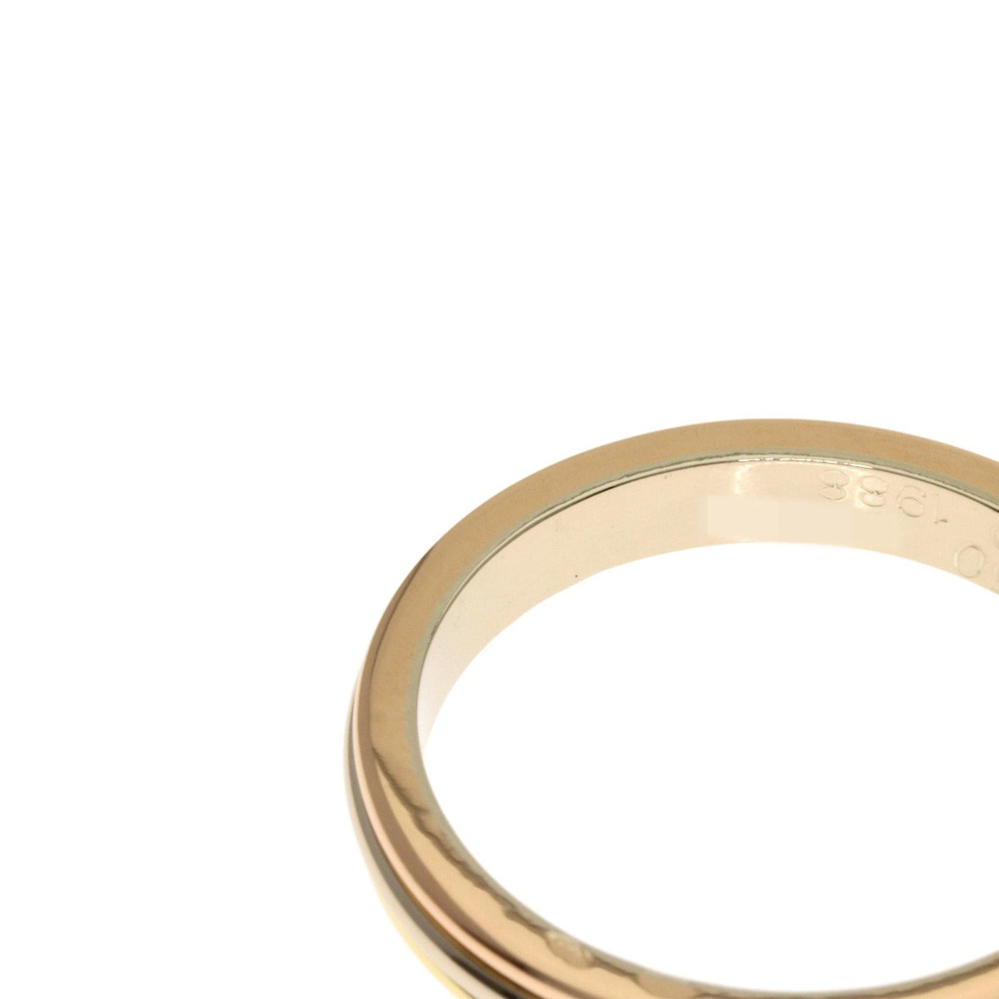 Cartier Cartier 3-Color #52 Ring, 18K Yellow Gold/18KPG/18KWG, Women's Size ONE SIZE - 6 Thumbnail