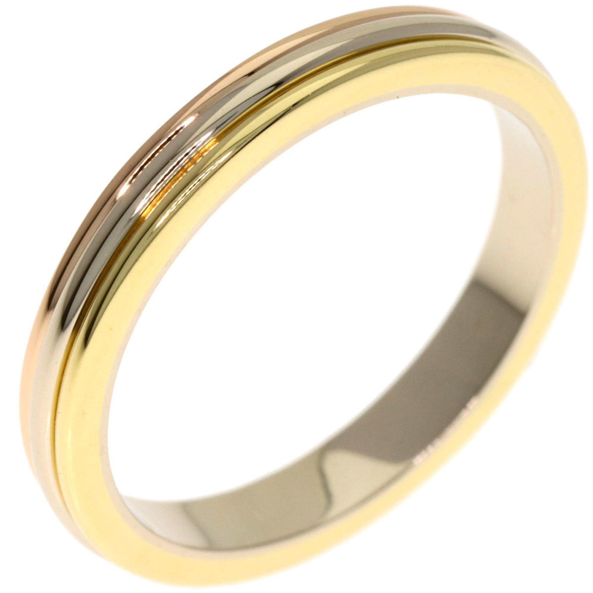 Cartier Cartier 3-Color #52 Ring, 18K Yellow Gold/18KPG/18KWG, Women's Size ONE SIZE - 2 Thumbnail
