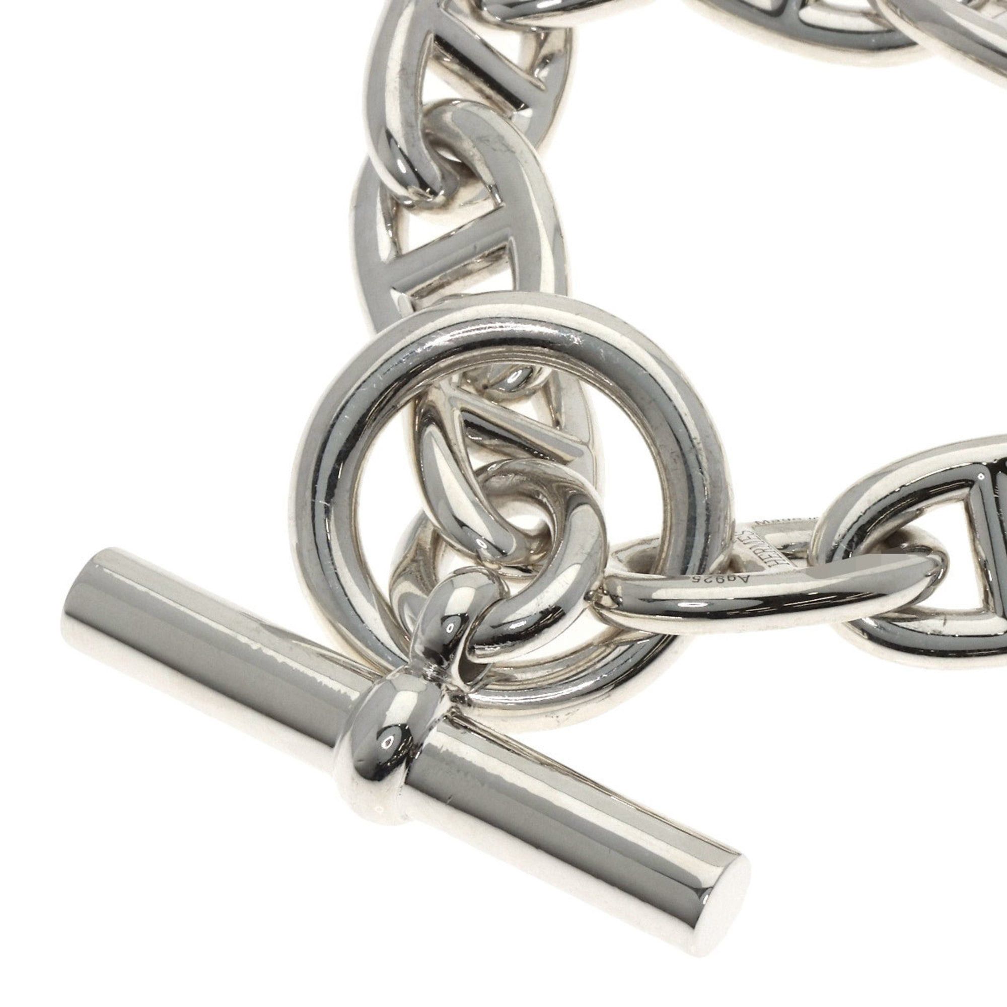 Hermes Hermes Hermès Chaine d'Ancre TGM 11-link bracelet in silver for women Size ONE SIZE - 2 Thumbnail