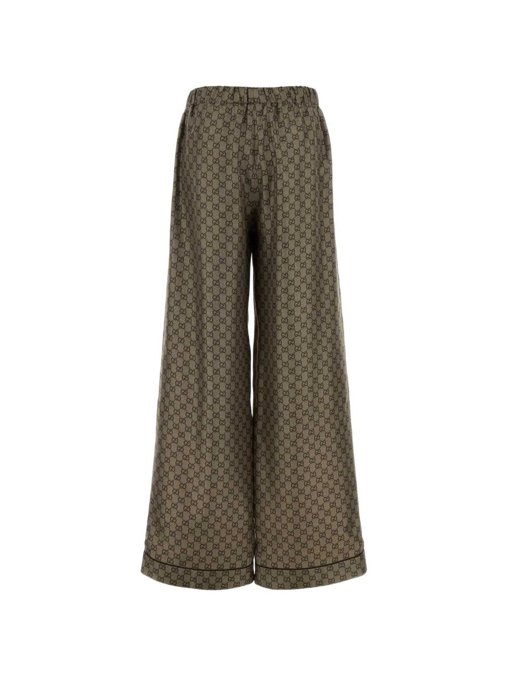 Gucci GG SILK TROUSERS Size 27" / US 4 / IT 40 - 2 Thumbnail