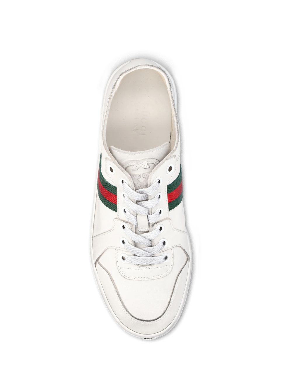 Gucci STRETCH LEATHER SNEAKERS Size US 7.5 / IT 37.5 - 4 Thumbnail