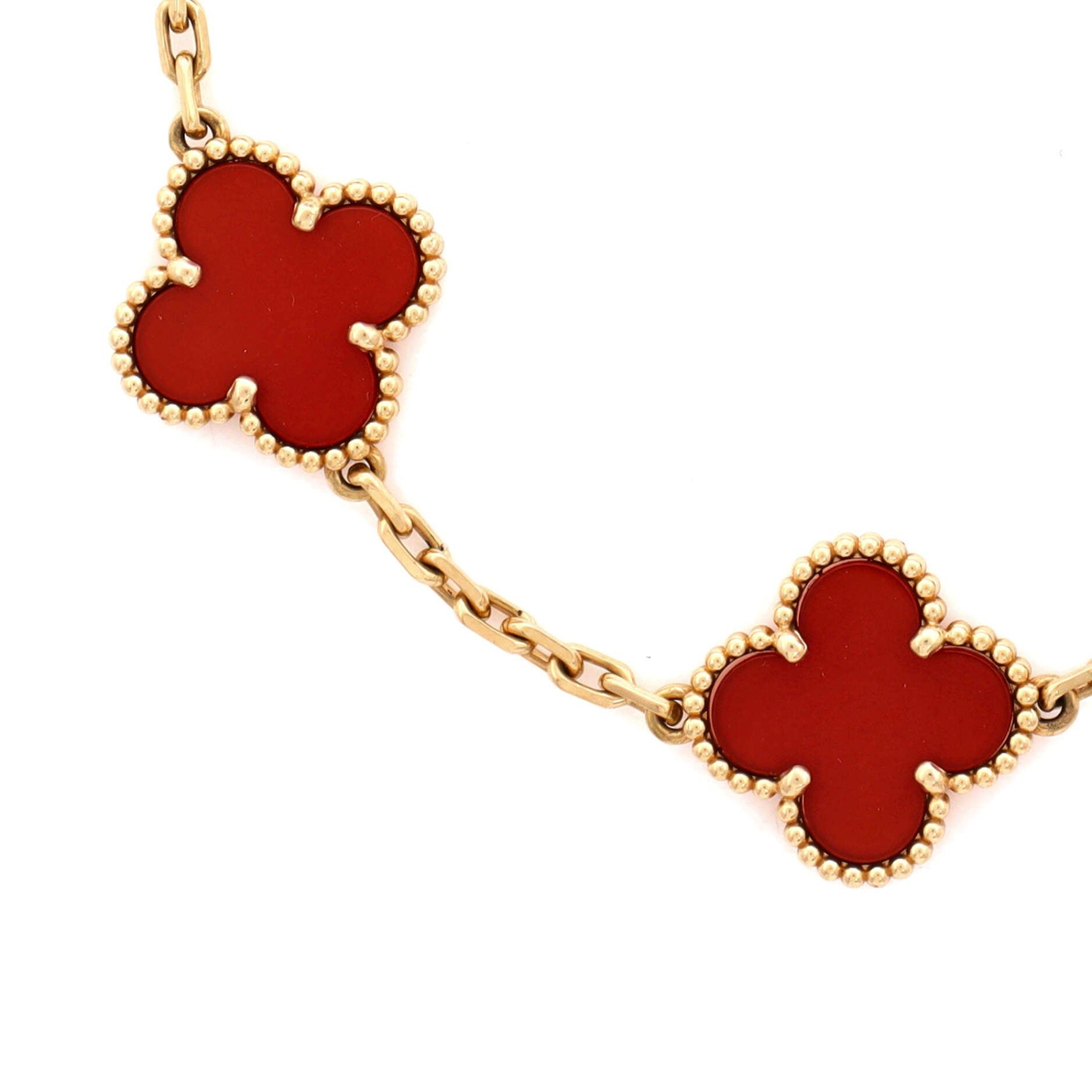 Van Cleef & Arpels Vintage Alhambra 5 Motifs Bracelet Size ONE SIZE - 3 Thumbnail
