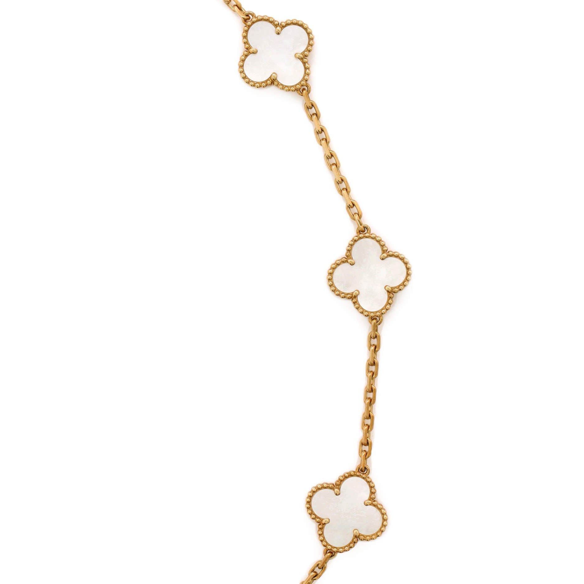 Van Cleef & Arpels Vintage Alhambra 10 Motifs Necklace Size ONE SIZE - 4 Thumbnail