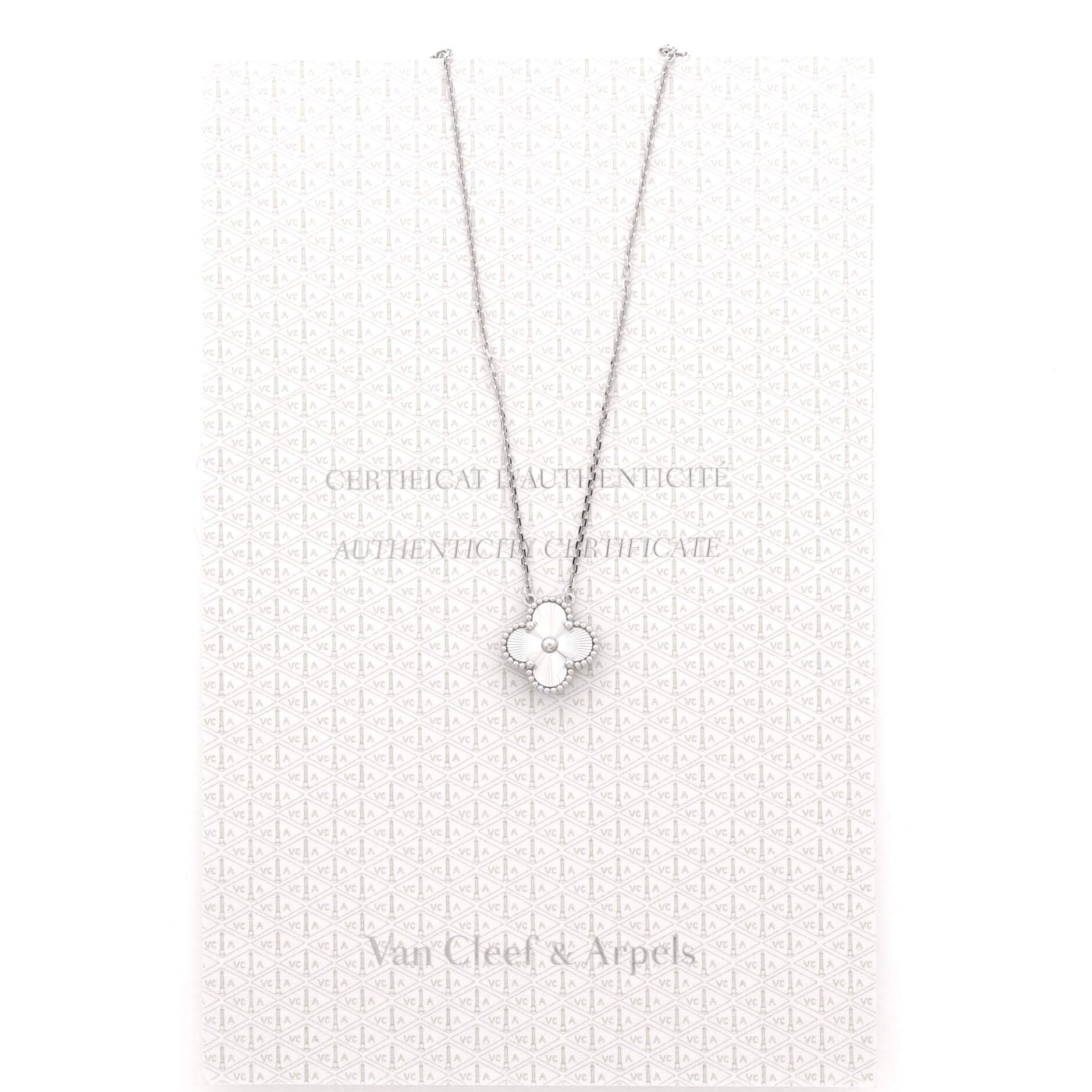 Van Cleef & Arpels Vintage Alhambra Pendant Necklace Size ONE SIZE - 2 Thumbnail
