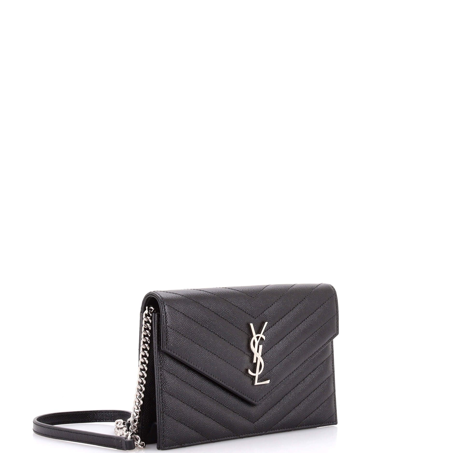 Saint Laurent Paris Classic Monogram Wallet on Chain Size ONE SIZE - 2 Thumbnail