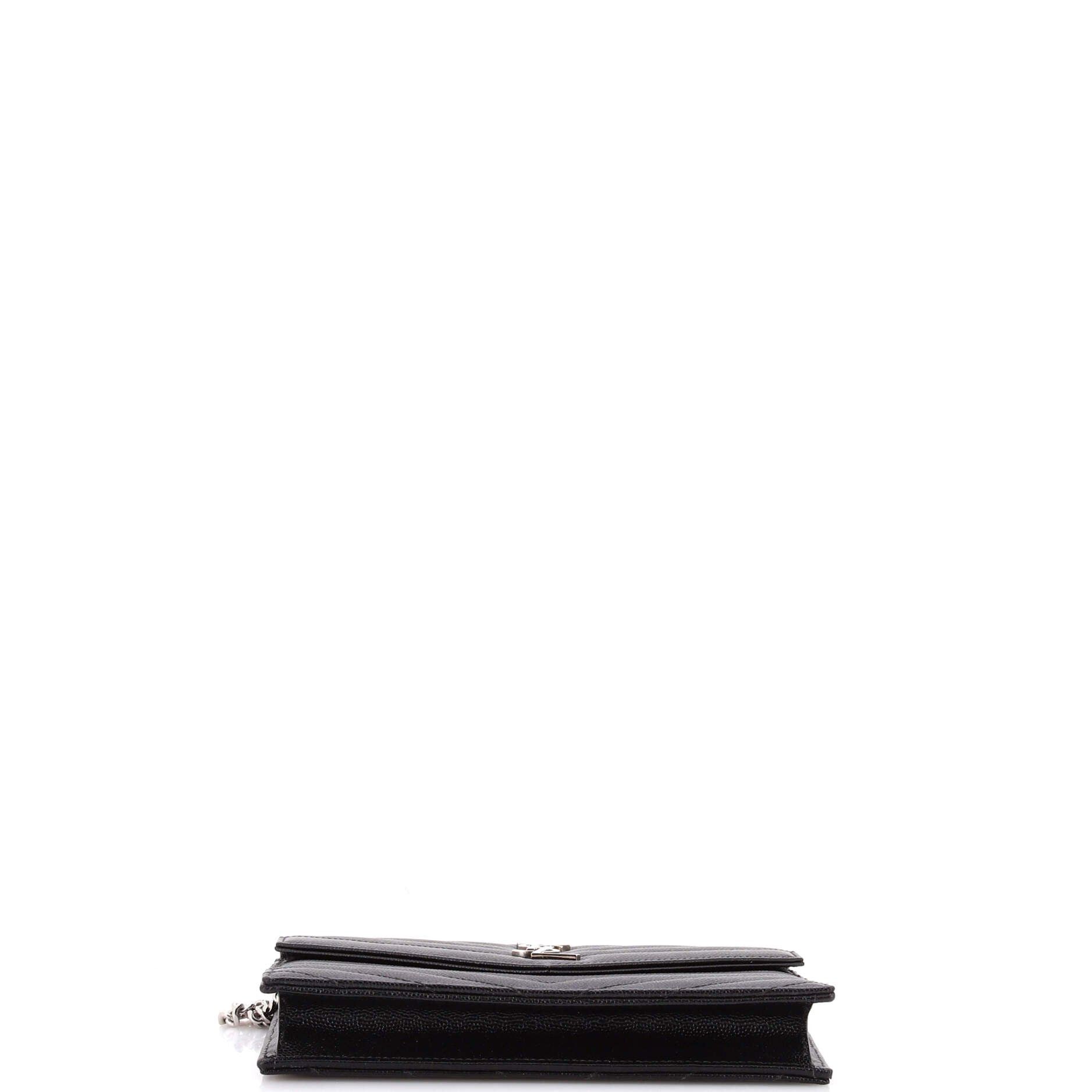 Saint Laurent Paris Classic Monogram Wallet on Chain Size ONE SIZE - 4 Thumbnail