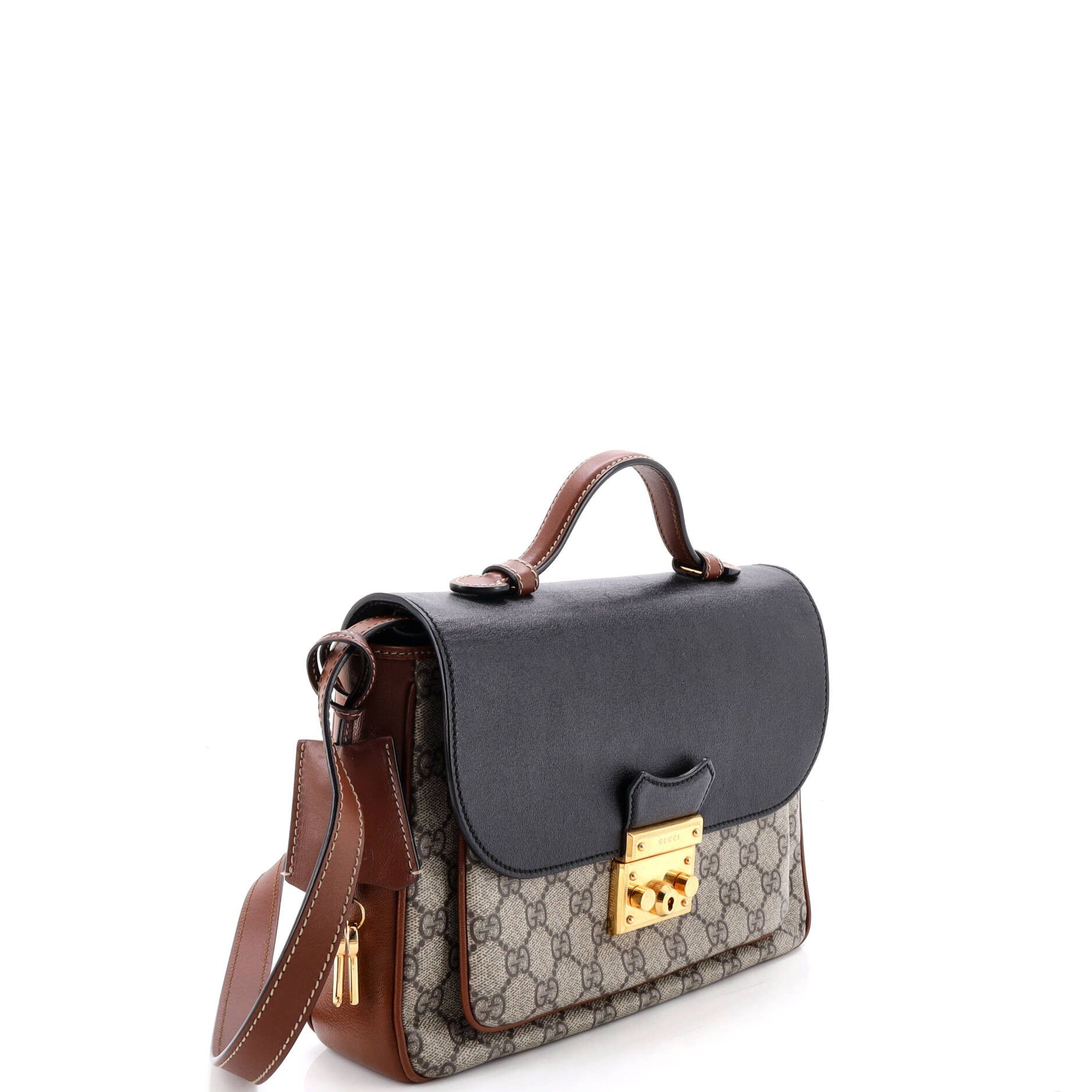 Gucci Padlock Front Pocket Flap Shoulder Bag Size ONE SIZE - 2 Thumbnail