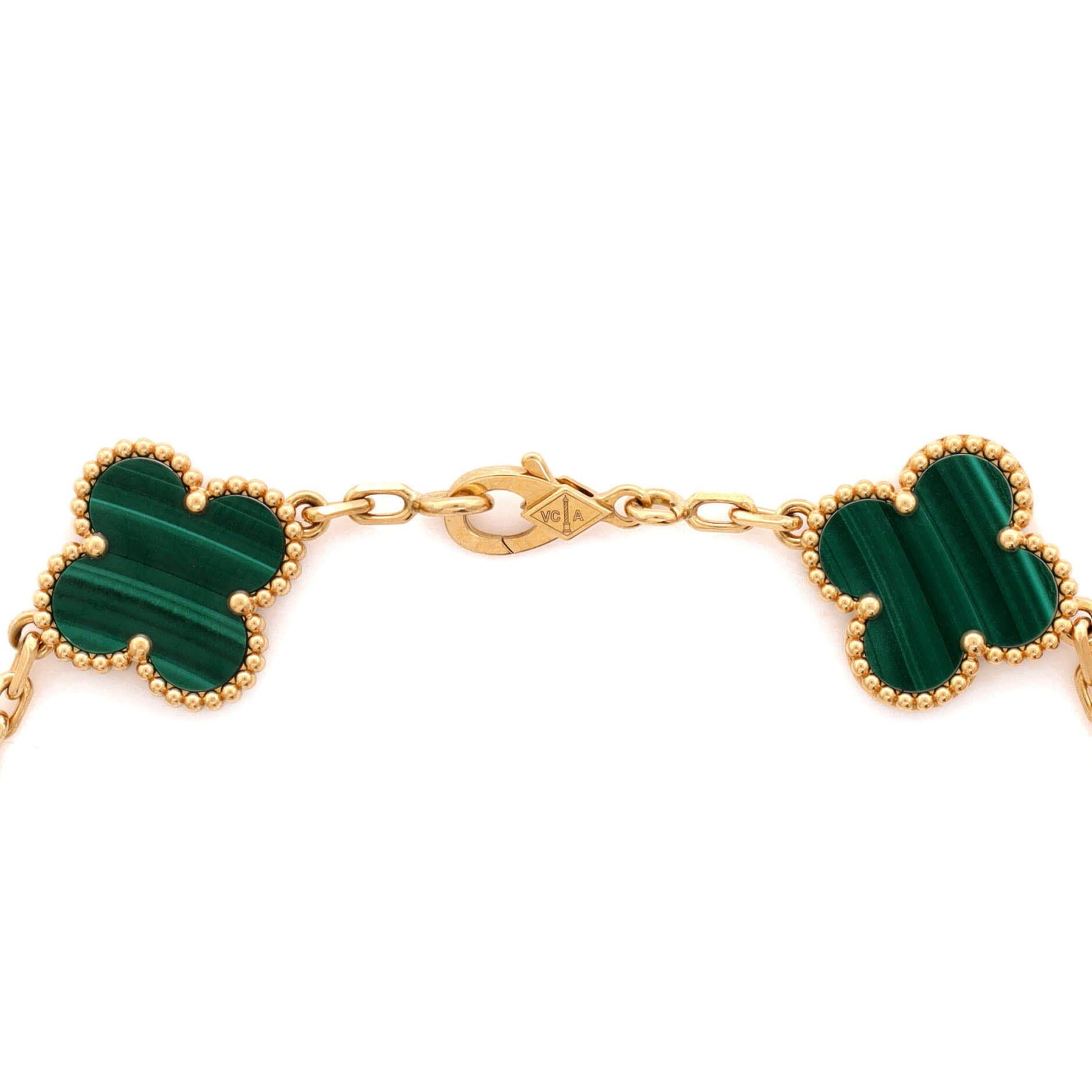 Van Cleef & Arpels Vintage Alhambra 5 Motifs Bracelet Size ONE SIZE - 4 Thumbnail