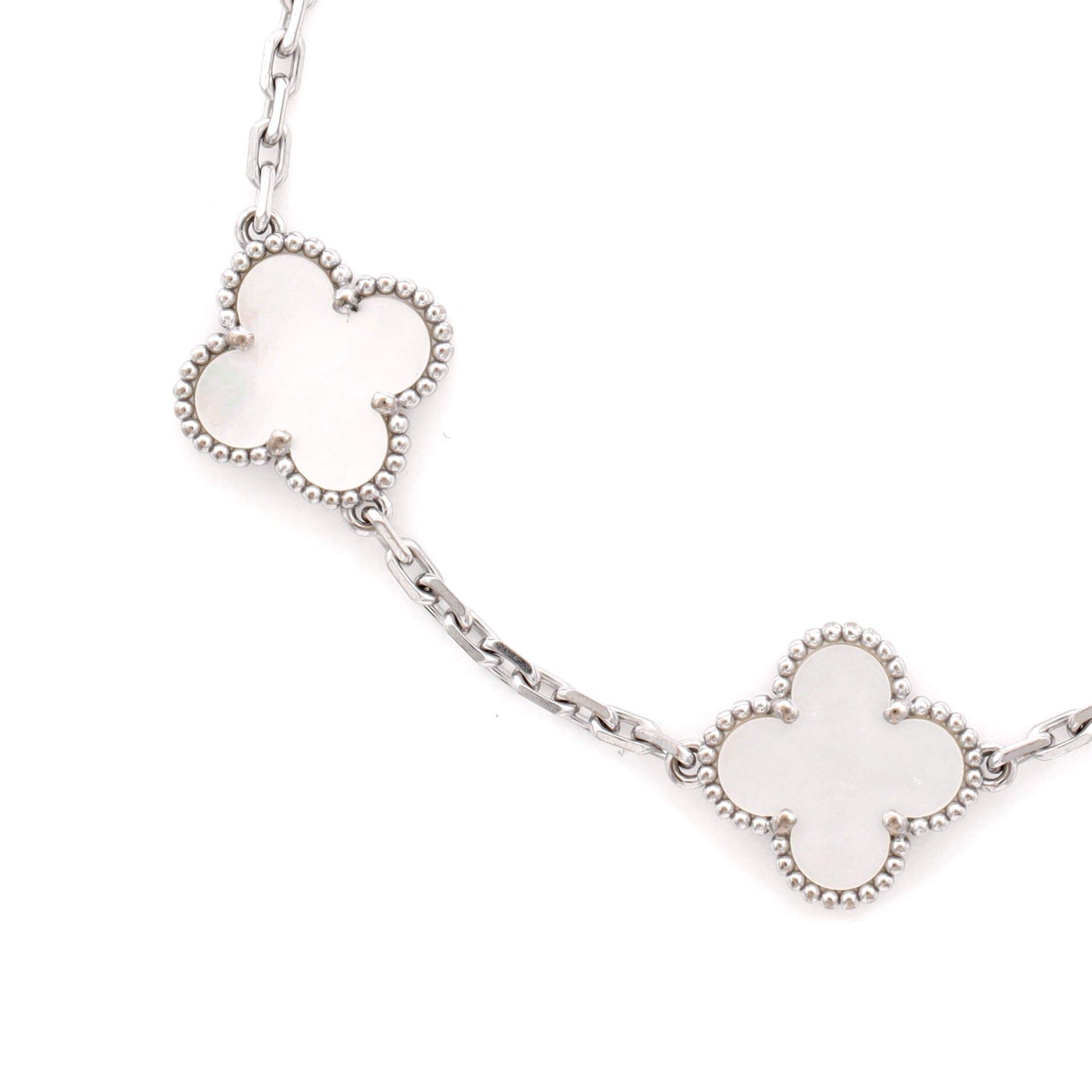 Van Cleef & Arpels Vintage Alhambra 5 Motifs Bracelet Size ONE SIZE - 4 Thumbnail
