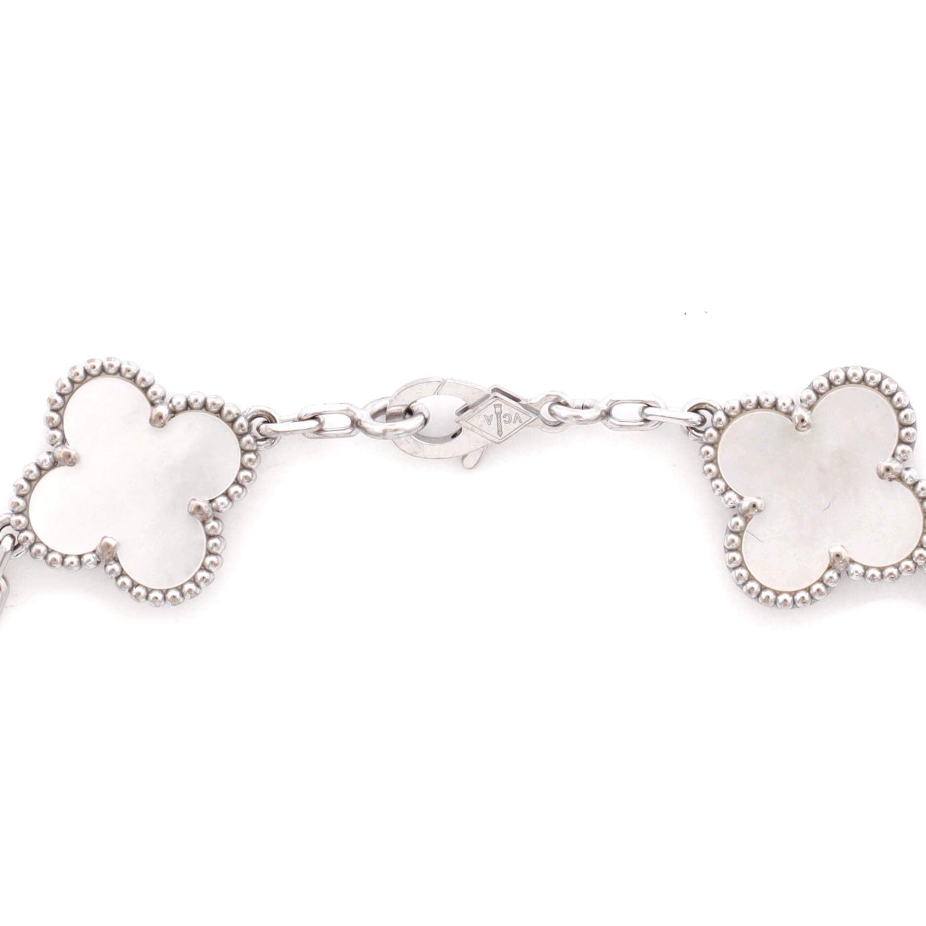 Van Cleef & Arpels Vintage Alhambra 5 Motifs Bracelet Size ONE SIZE - 3 Thumbnail