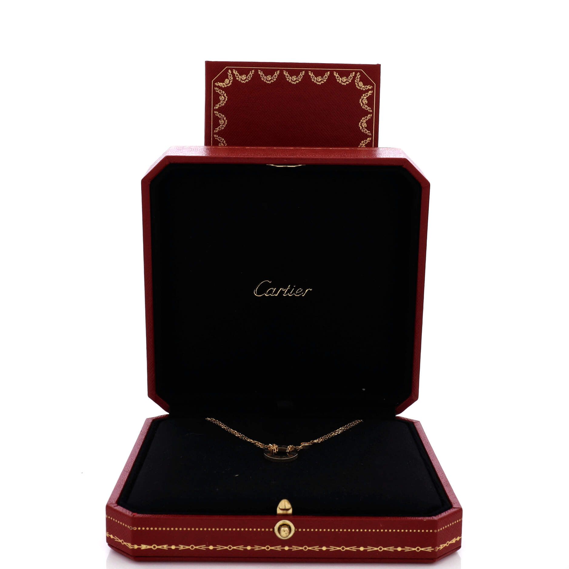 Cartier 2 Diamonds Love Pendant Necklace Size ONE SIZE - 2 Thumbnail