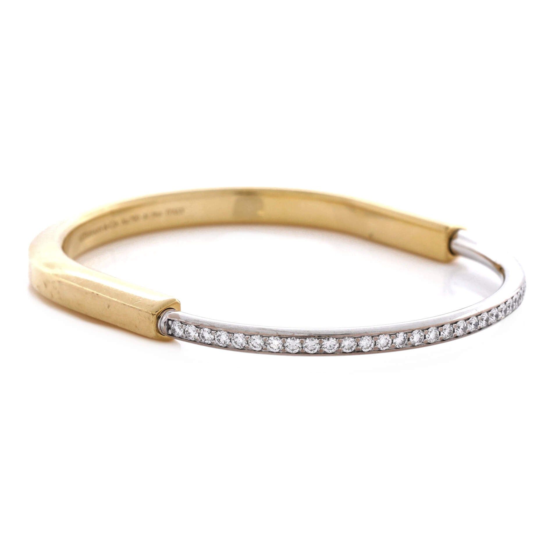 Tiffany & Co. Lock Bangle Bracelet Size ONE SIZE - 2 Thumbnail
