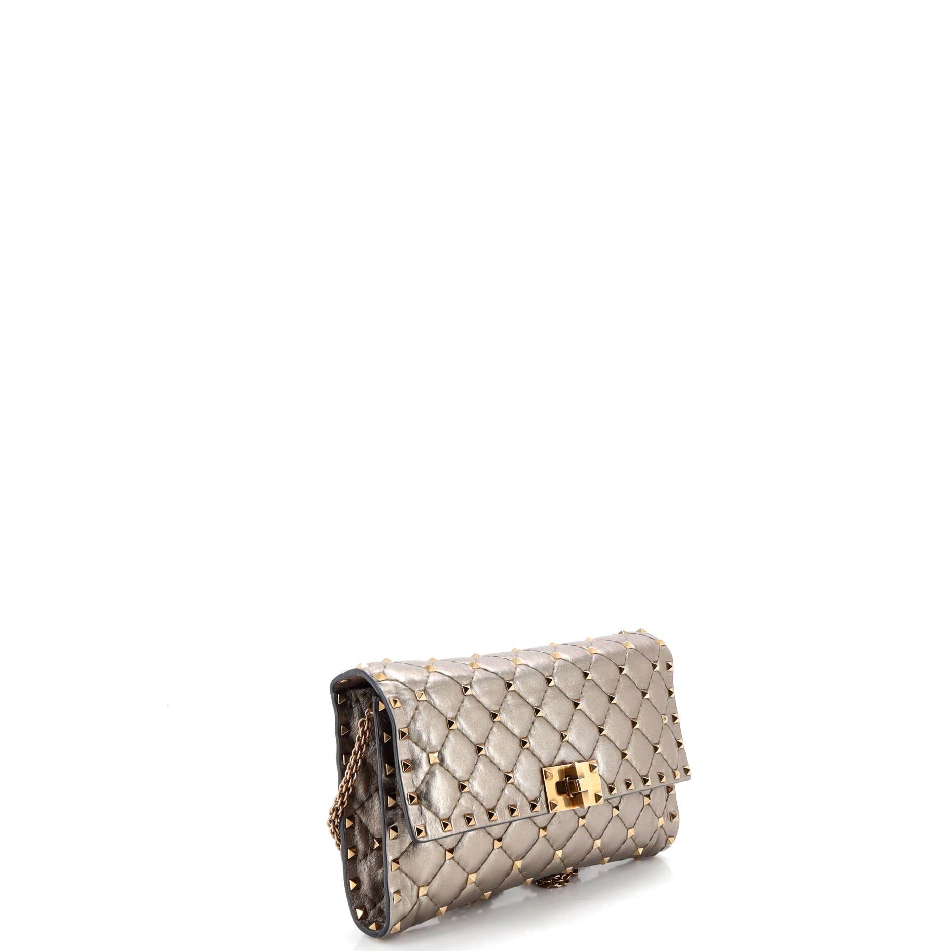 Valentino Rockstud Spike Wallet on Chain Size ONE SIZE - 2 Thumbnail