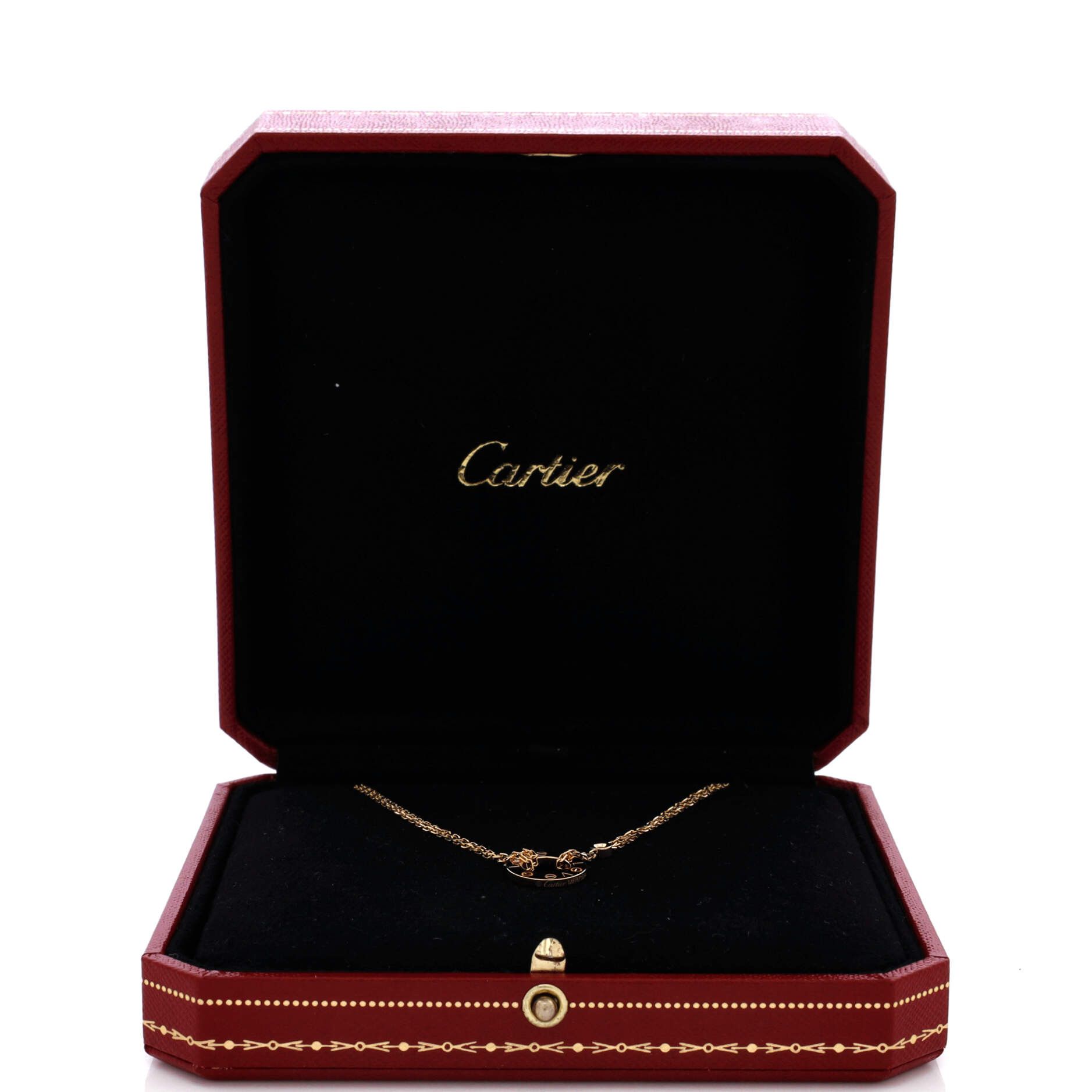Cartier 2 Diamonds Love Pendant Necklace Size ONE SIZE - 2 Thumbnail