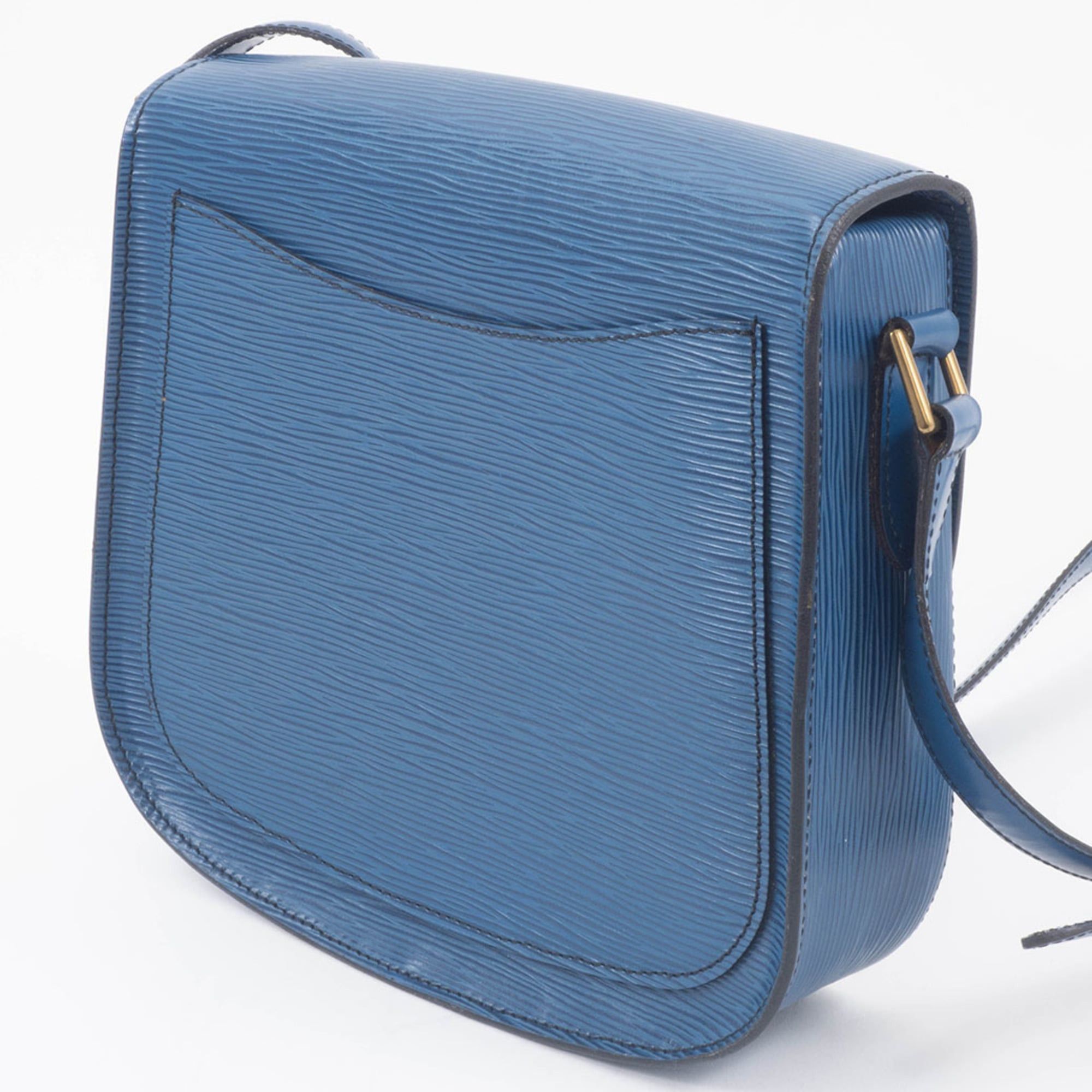 Louis Vuitton Louis Vuitton Saint-Cloud Epi Leather Shoulder Bag, Blue, M52195 Size ONE SIZE - 9 Thumbnail