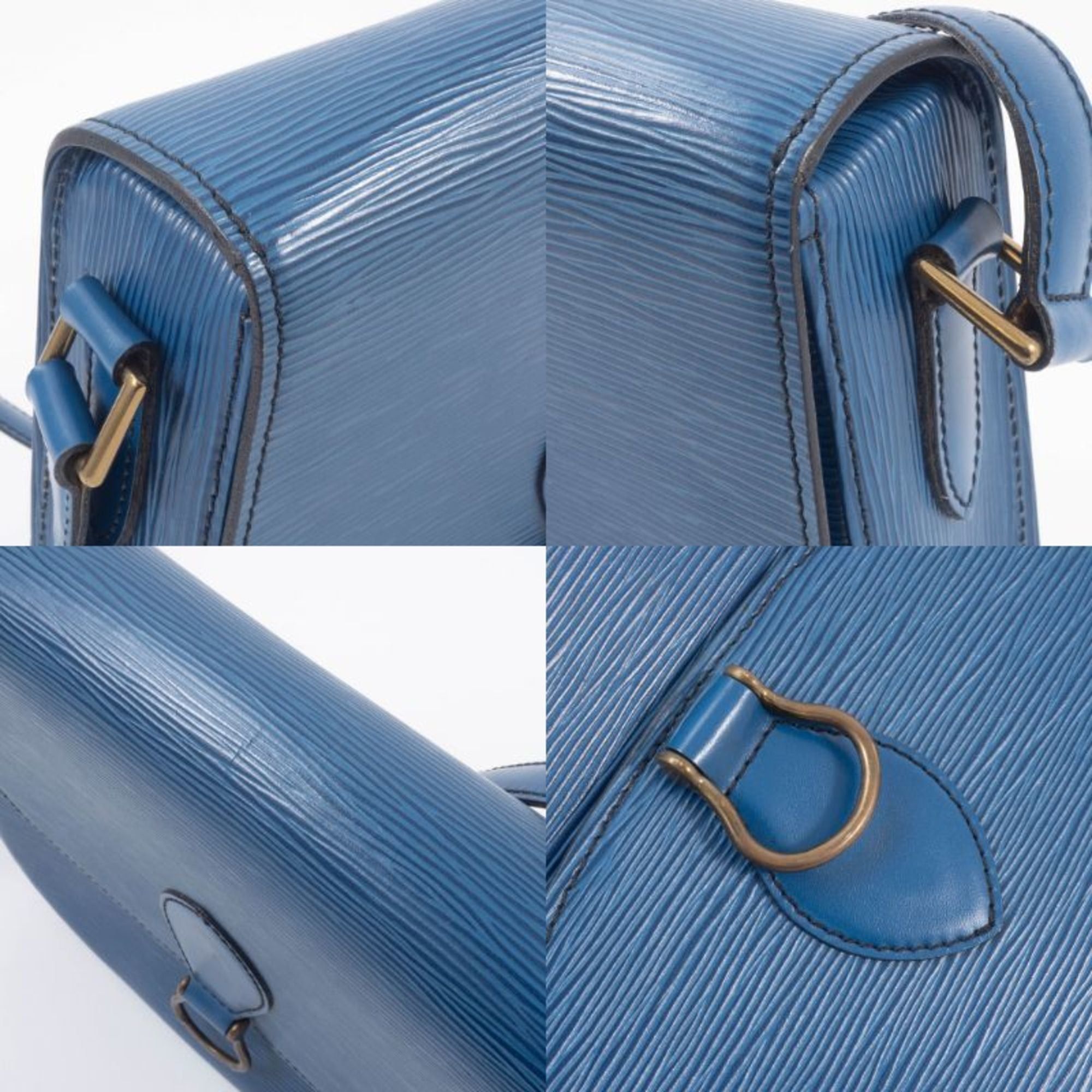 Louis Vuitton Louis Vuitton Saint-Cloud Epi Leather Shoulder Bag, Blue, M52195 Size ONE SIZE - 18 Thumbnail
