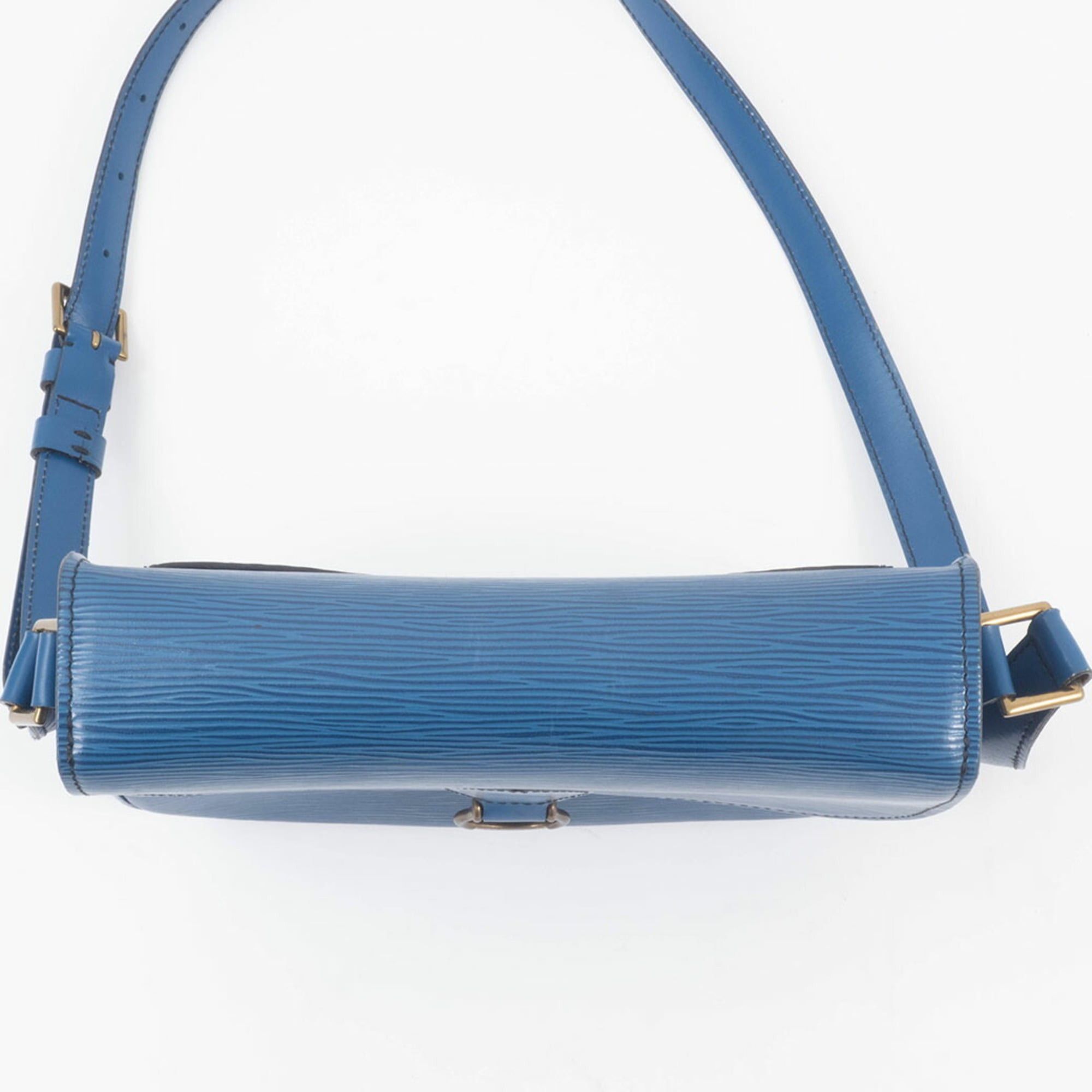 Louis Vuitton Louis Vuitton Saint-Cloud Epi Leather Shoulder Bag, Blue, M52195 Size ONE SIZE - 6 Thumbnail