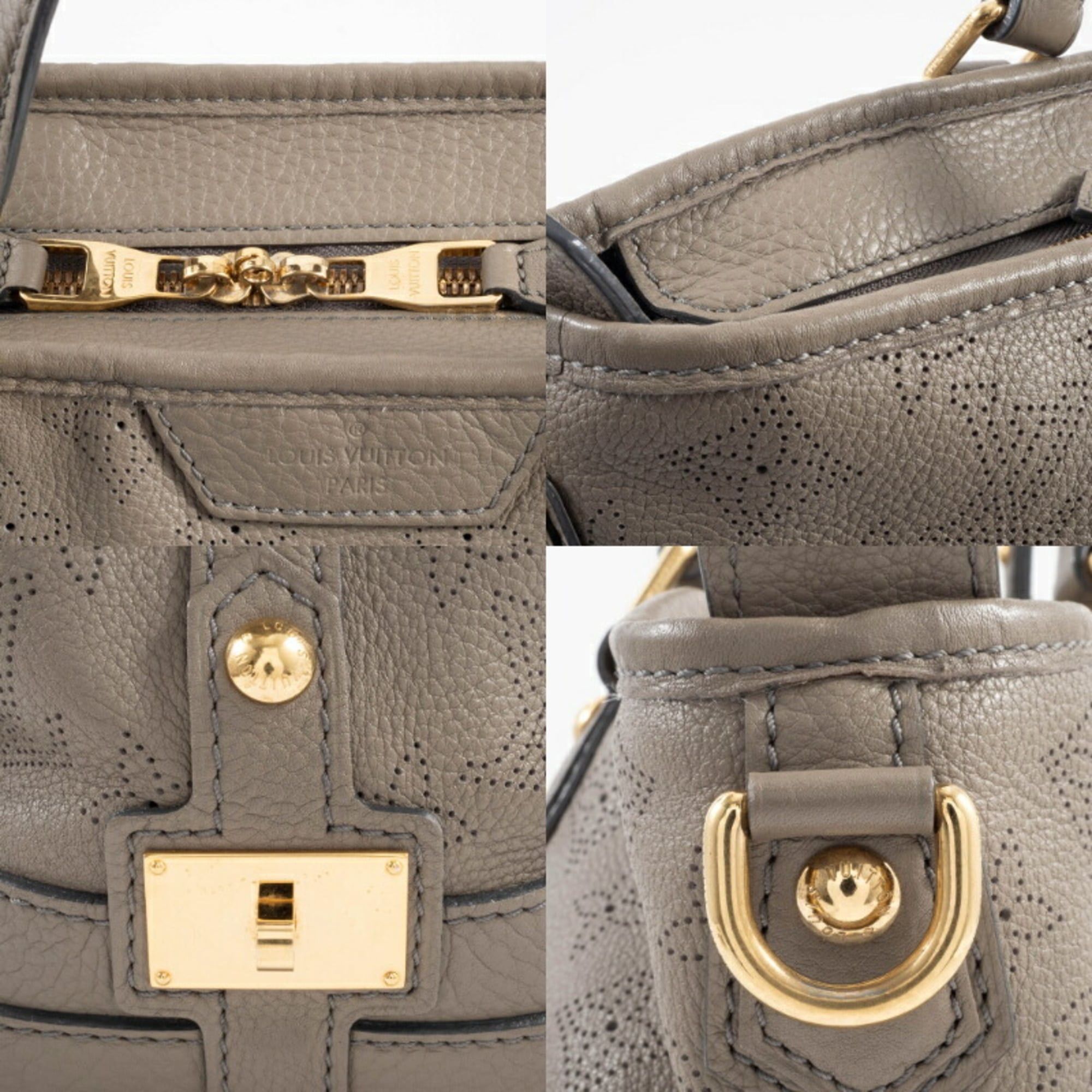 Louis Vuitton Louis Vuitton Stella PM Shoulder Bag M93175 Monogram Mahina Beige Size ONE SIZE - 17 Thumbnail
