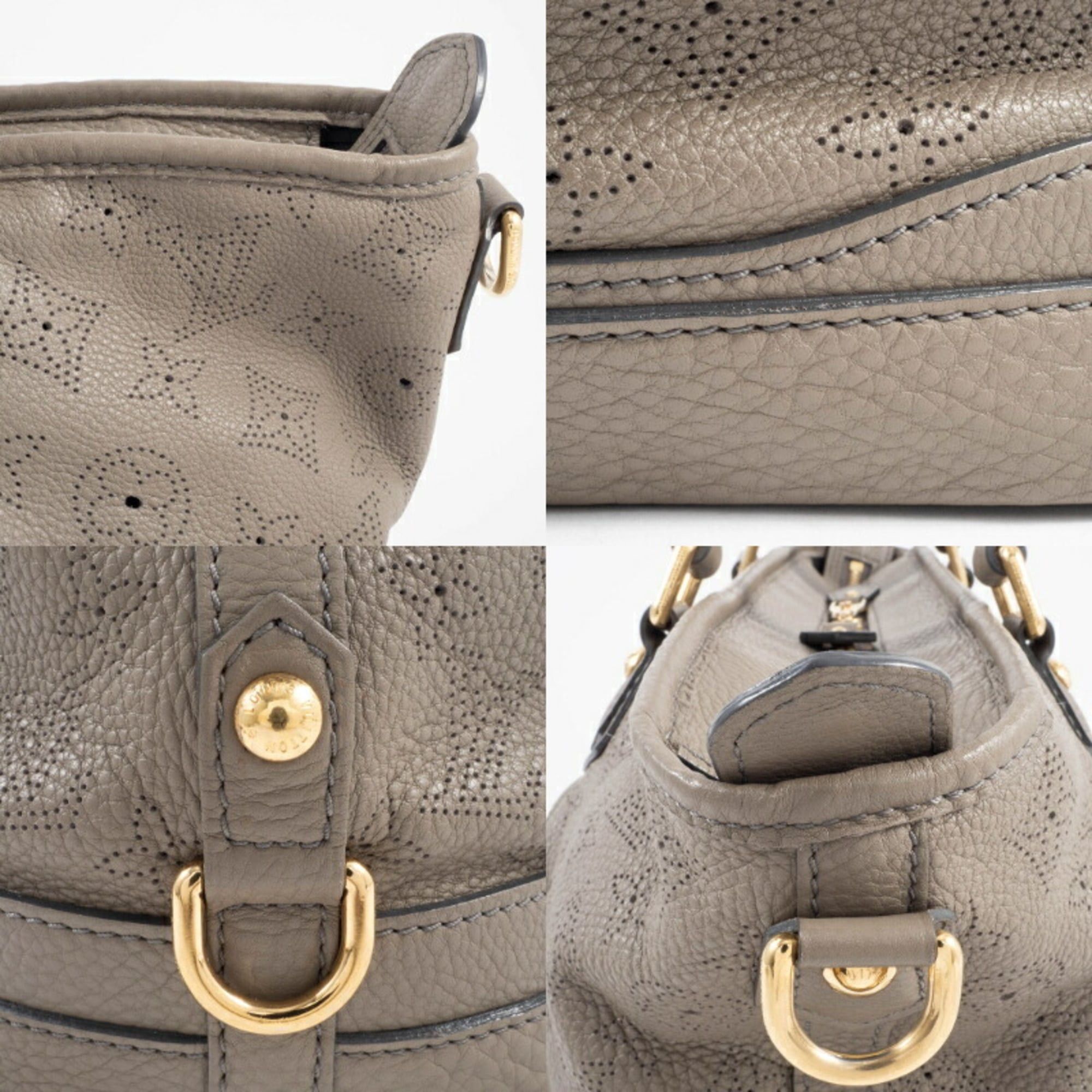 Louis Vuitton Louis Vuitton Stella PM Shoulder Bag M93175 Monogram Mahina Beige Size ONE SIZE - 18 Thumbnail