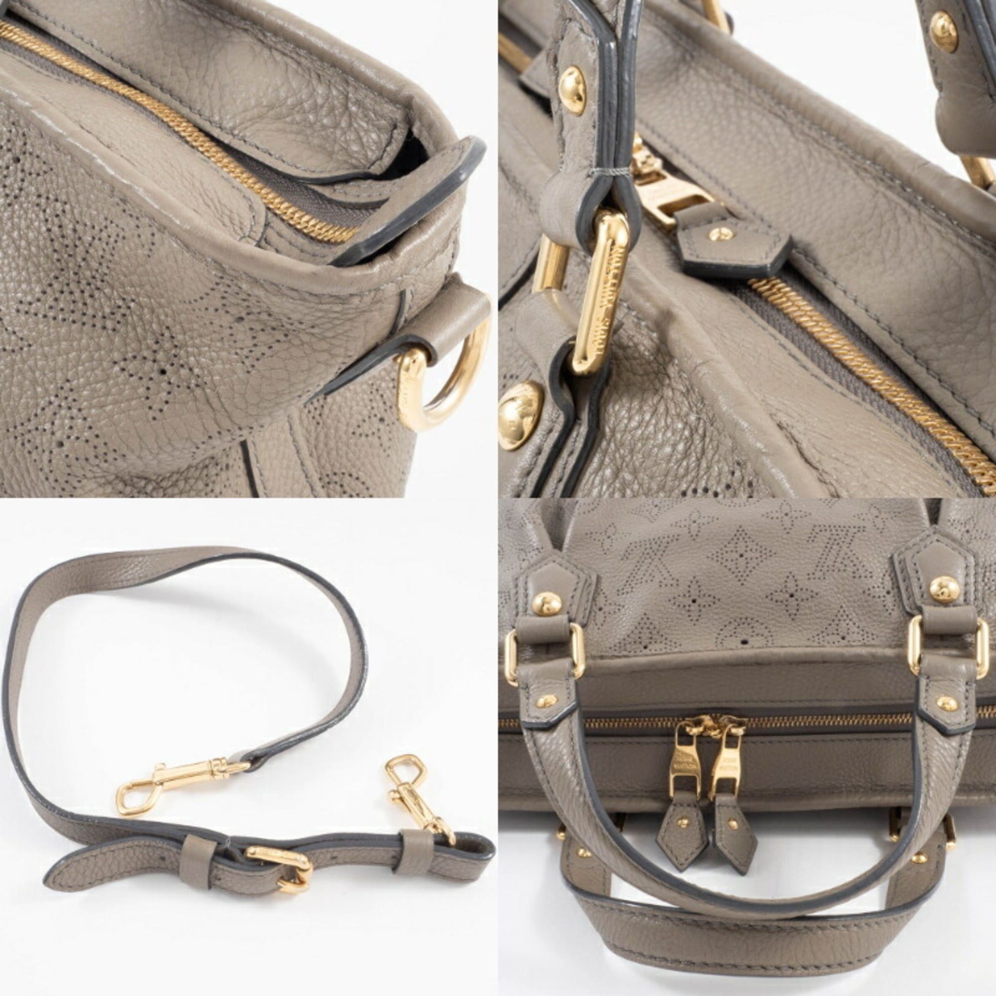 Louis Vuitton Louis Vuitton Stella PM Shoulder Bag M93175 Monogram Mahina Beige Size ONE SIZE - 19 Thumbnail