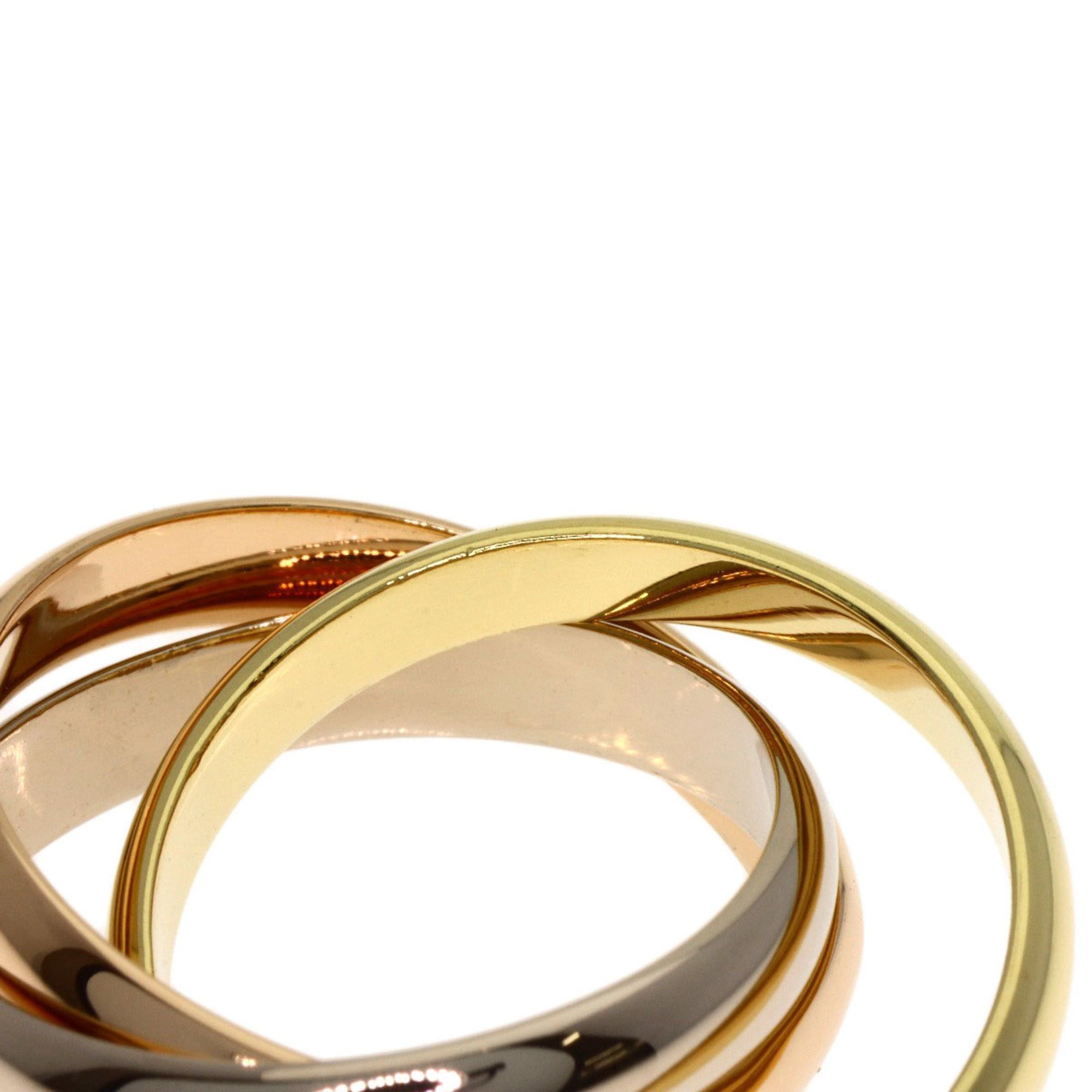 Cartier Cartier Trinity #50 Ring, 18K Yellow Gold/18KPG/18KWG, Women's Size ONE SIZE - 6 Thumbnail