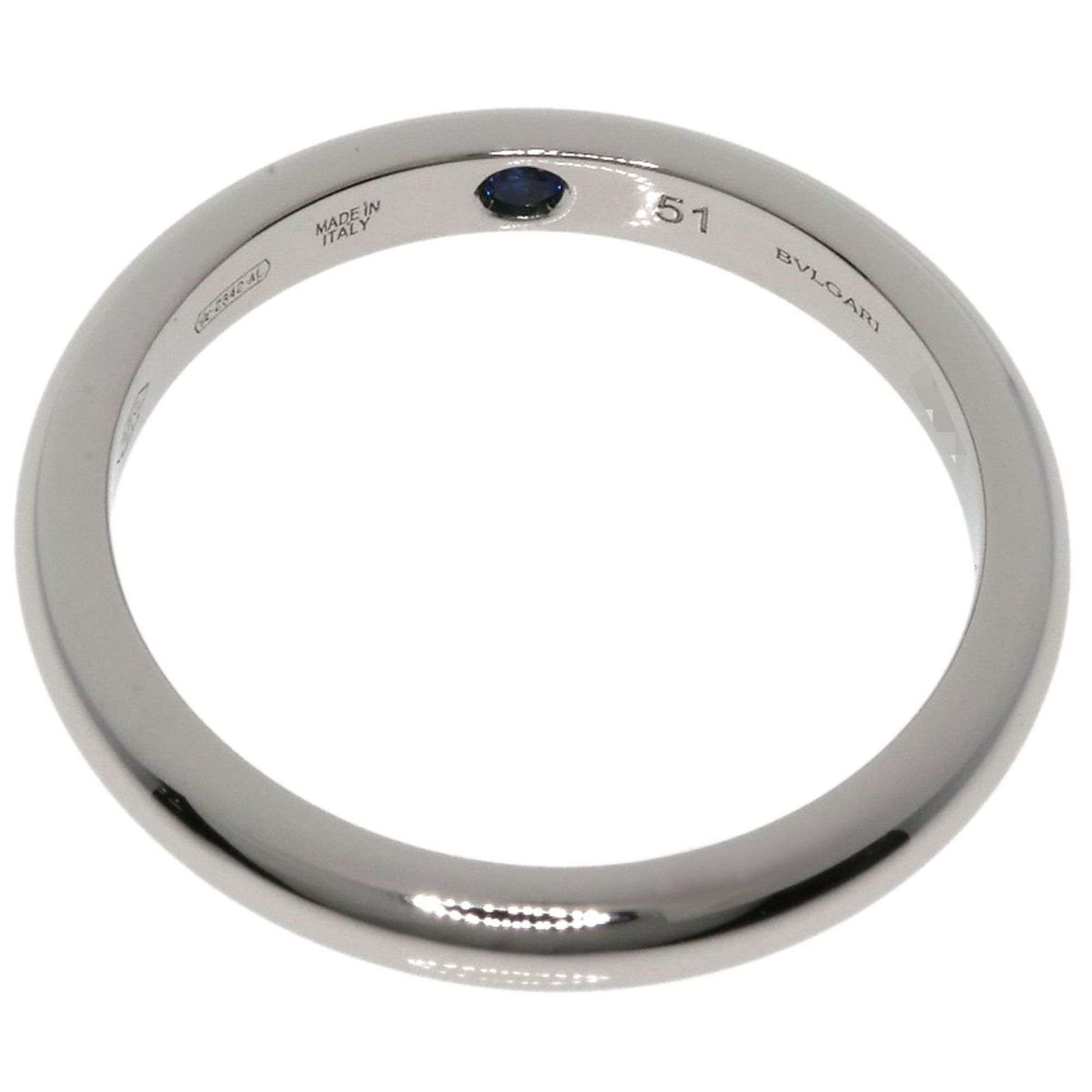 Bvlgari BVLGARI Wedding Inner Sapphire #51 Ring in Platinum PT950 for Women Size ONE SIZE - 4 Thumbnail